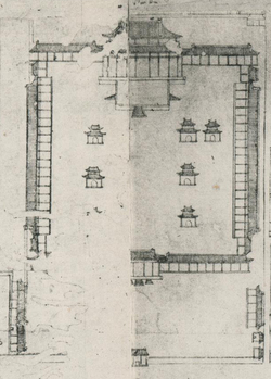 『乾隆京城全図』の古地図画像