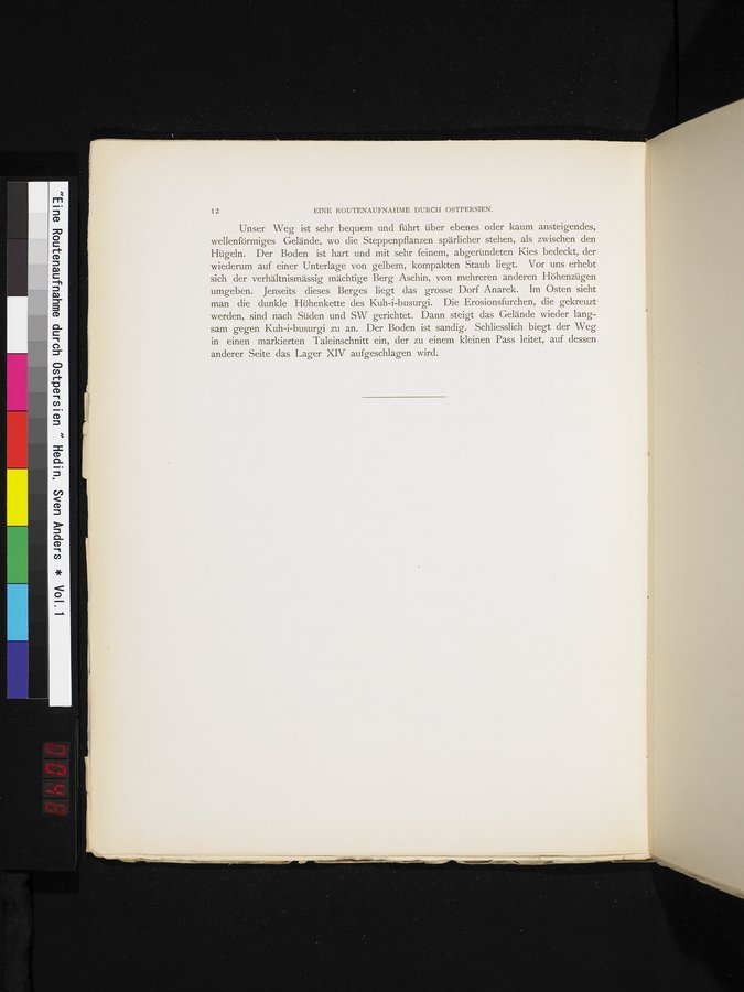 Eine Routenaufnahme durch Ostpersien : vol.1 / Page 48 (Color Image)
