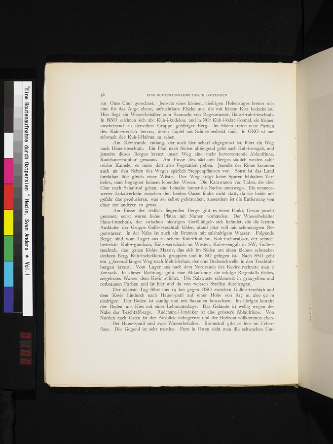 Eine Routenaufnahme durch Ostpersien : vol.1 / Page 100 (Color Image)