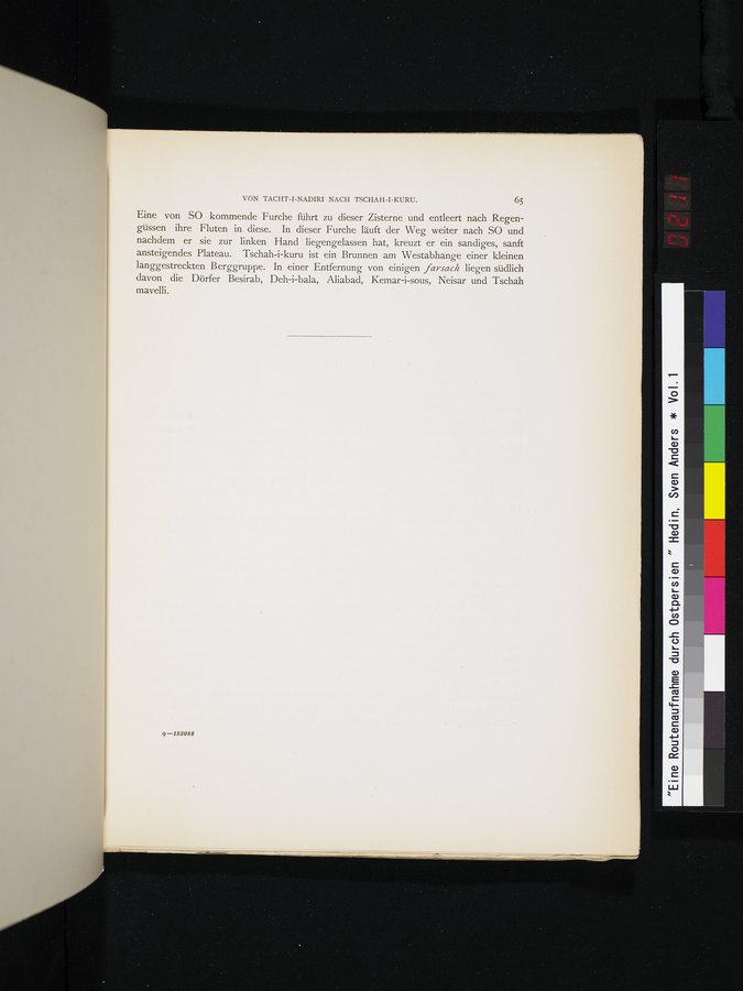 Eine Routenaufnahme durch Ostpersien : vol.1 / Page 211 (Color Image)