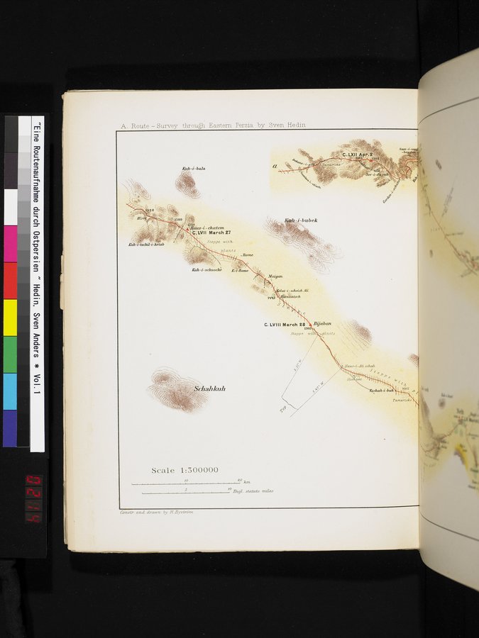 Eine Routenaufnahme durch Ostpersien : vol.1 / Page 214 (Color Image)