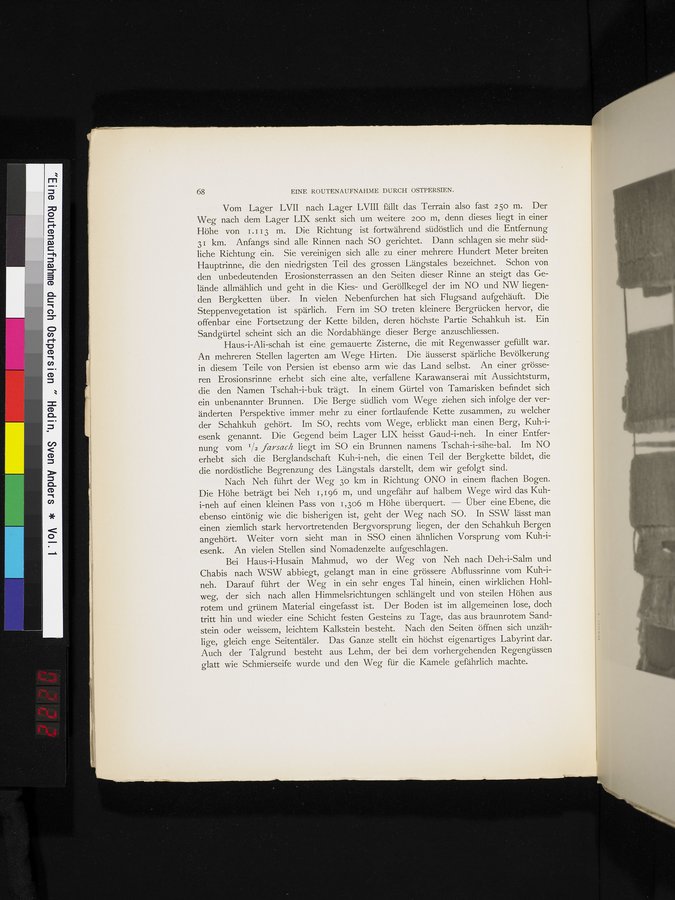Eine Routenaufnahme durch Ostpersien : vol.1 / Page 222 (Color Image)