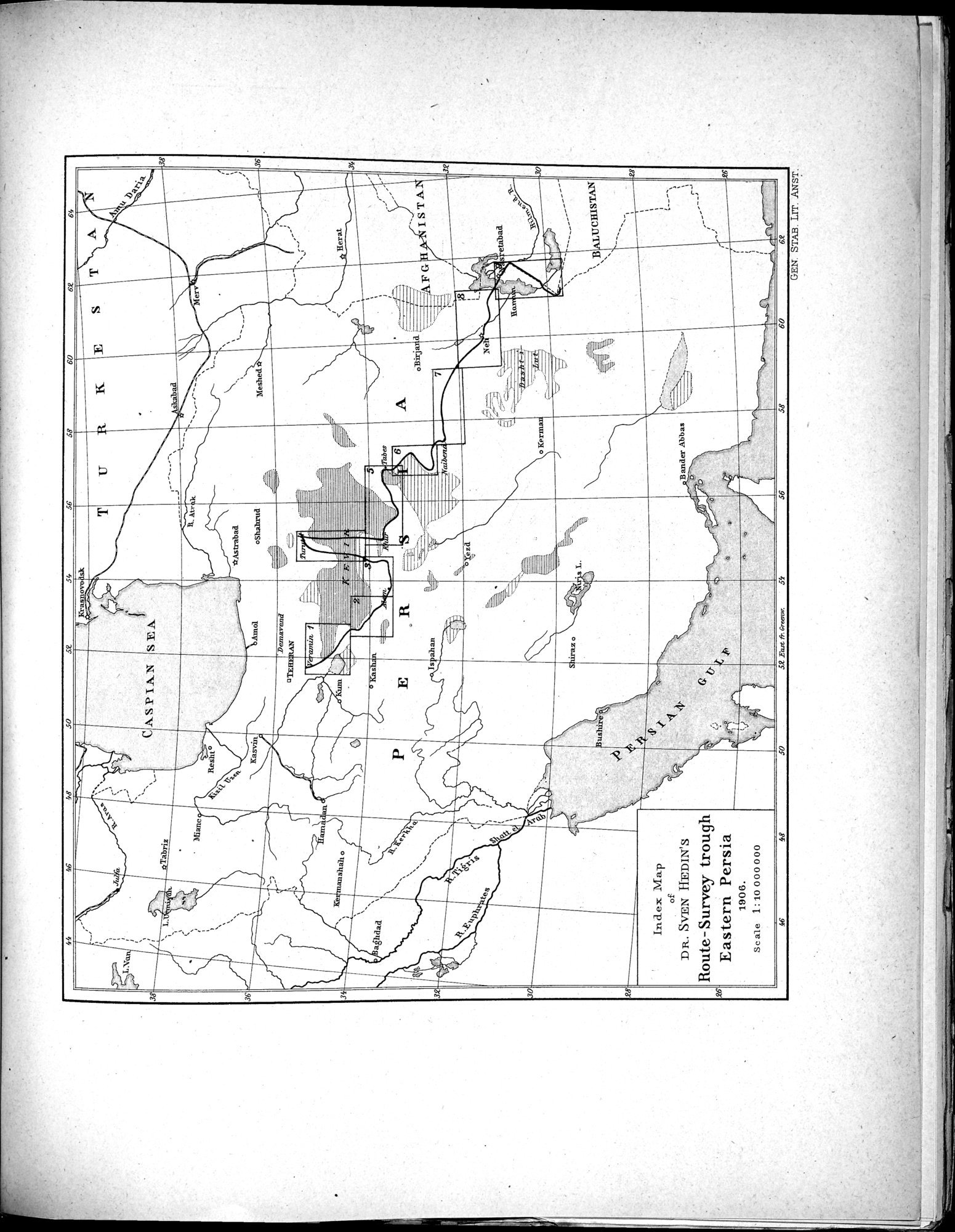 Eine Routenaufnahme durch Ostpersien : vol.1 / Page 15 (Grayscale High Resolution Image)