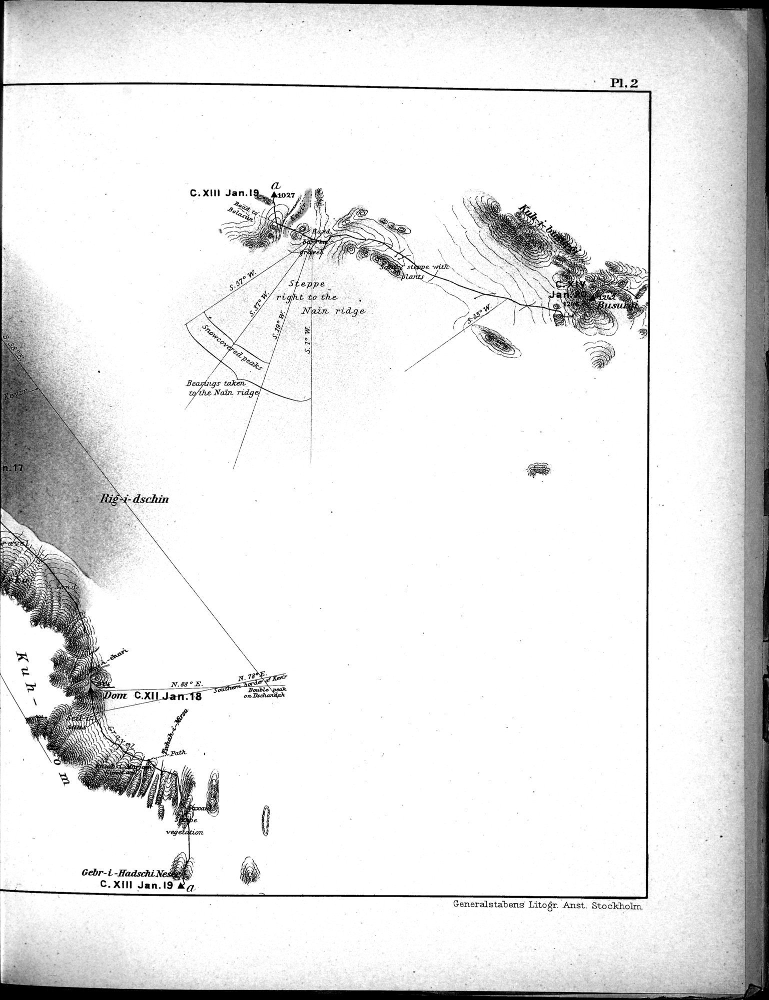 Eine Routenaufnahme durch Ostpersien : vol.1 / Page 41 (Grayscale High Resolution Image)