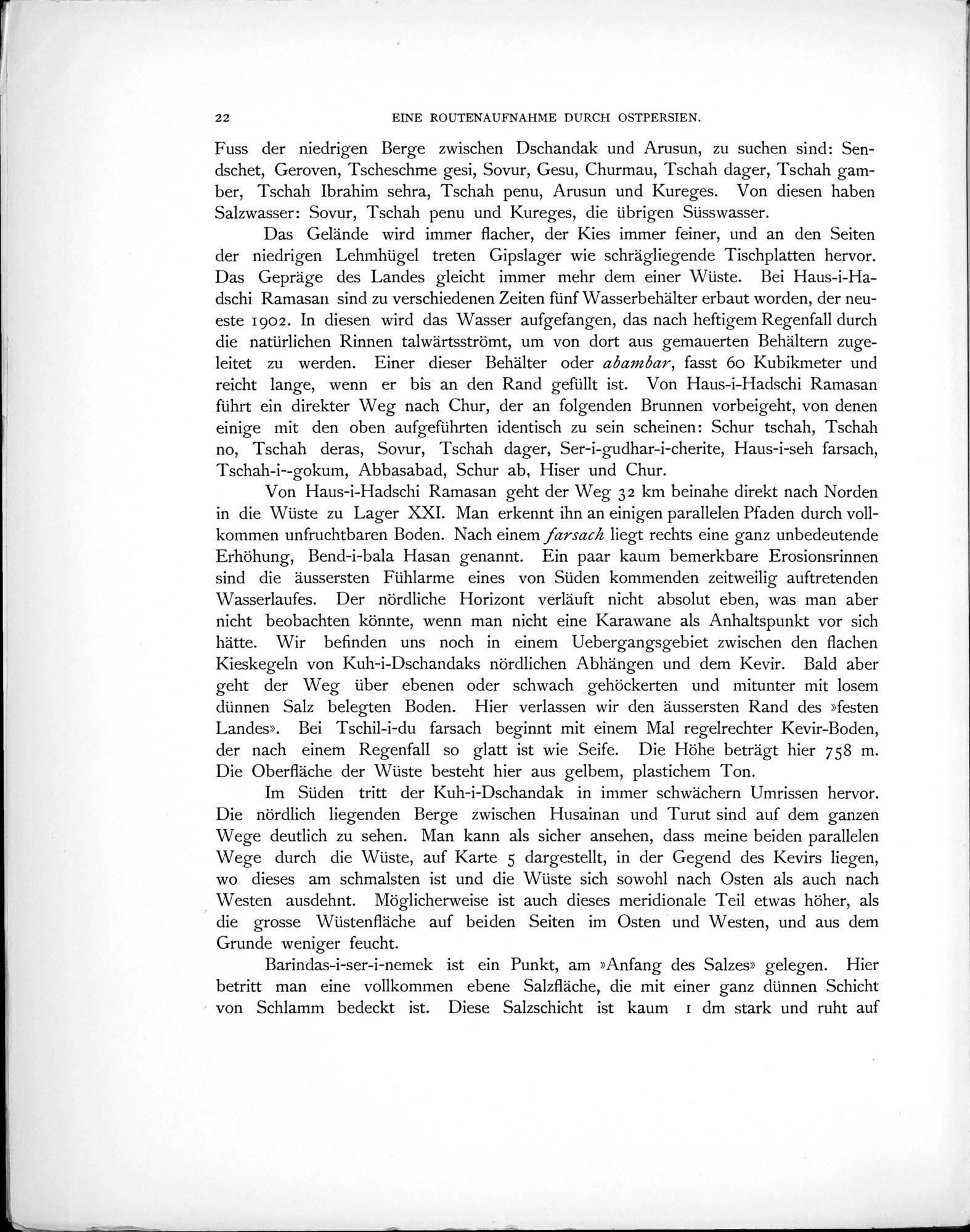 Eine Routenaufnahme durch Ostpersien : vol.1 / Page 74 (Grayscale High Resolution Image)