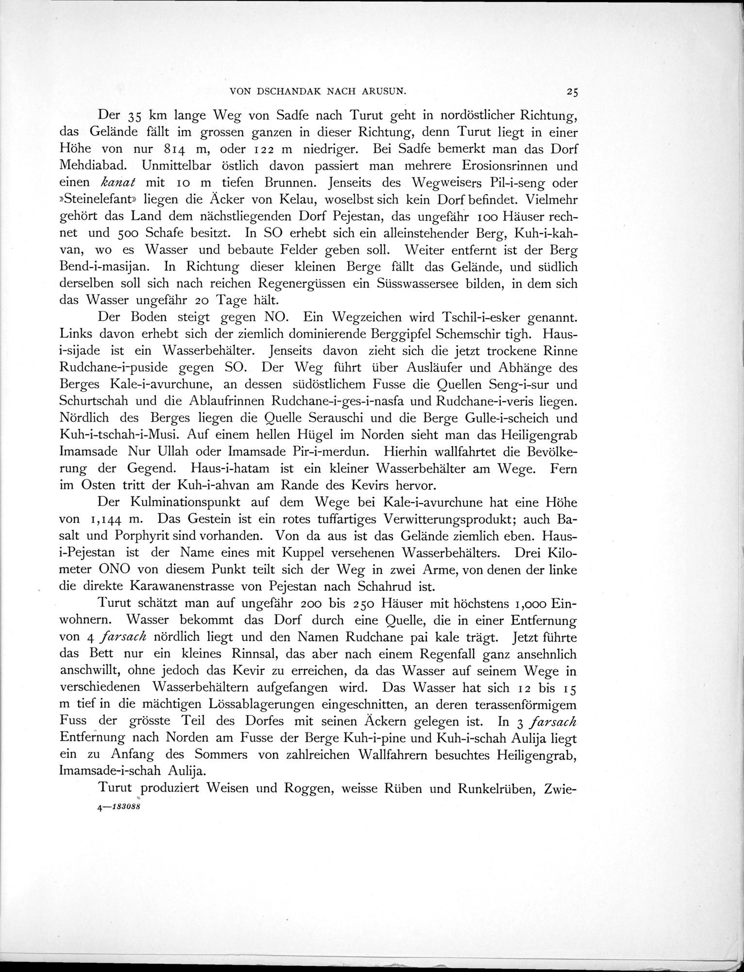 Eine Routenaufnahme durch Ostpersien : vol.1 / Page 81 (Grayscale High Resolution Image)