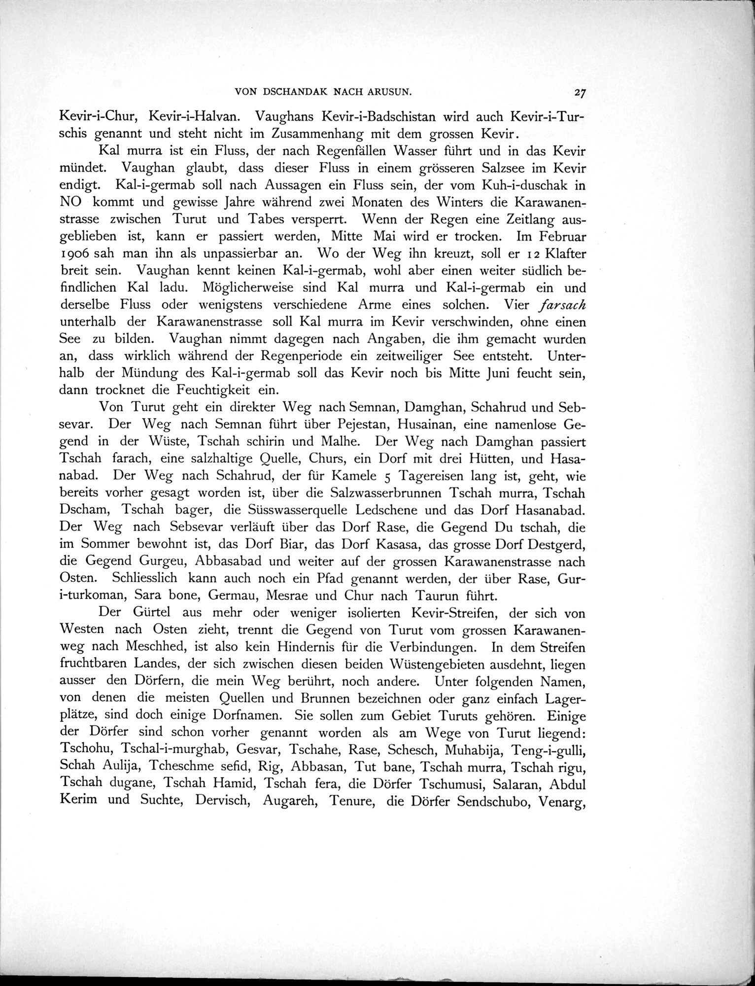 Eine Routenaufnahme durch Ostpersien : vol.1 / Page 83 (Grayscale High Resolution Image)