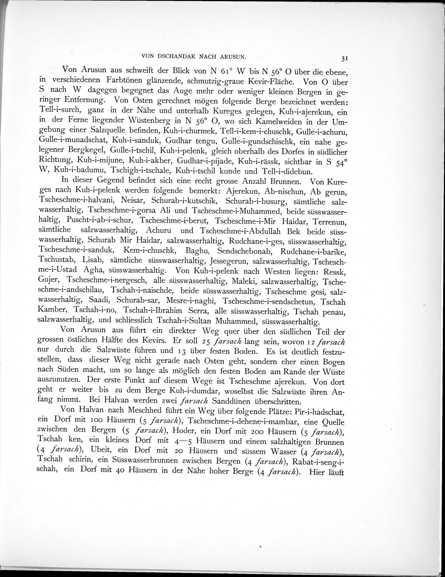 Eine Routenaufnahme durch Ostpersien : vol.1 / Page 89 (Grayscale High Resolution Image)