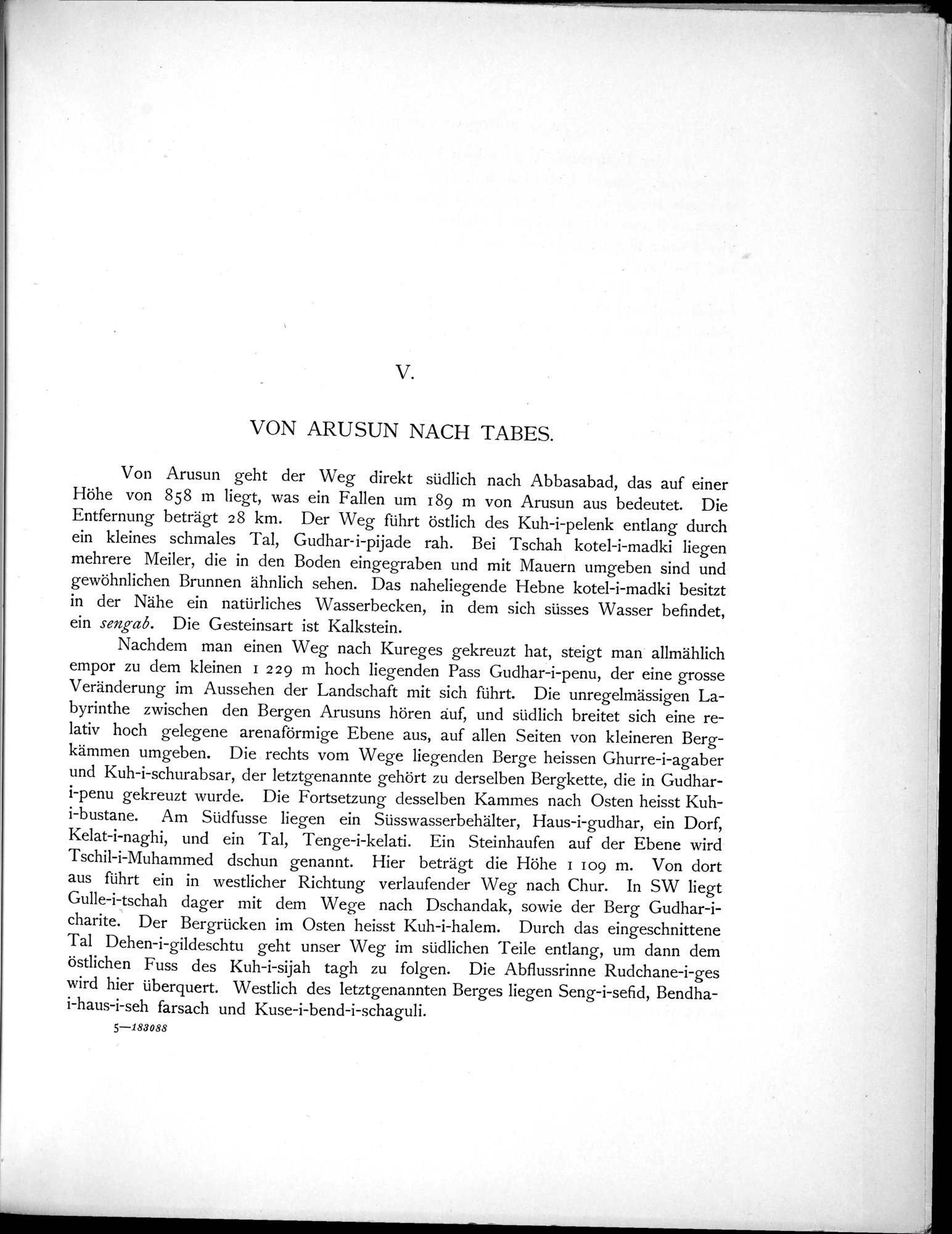Eine Routenaufnahme durch Ostpersien : vol.1 / Page 97 (Grayscale High Resolution Image)