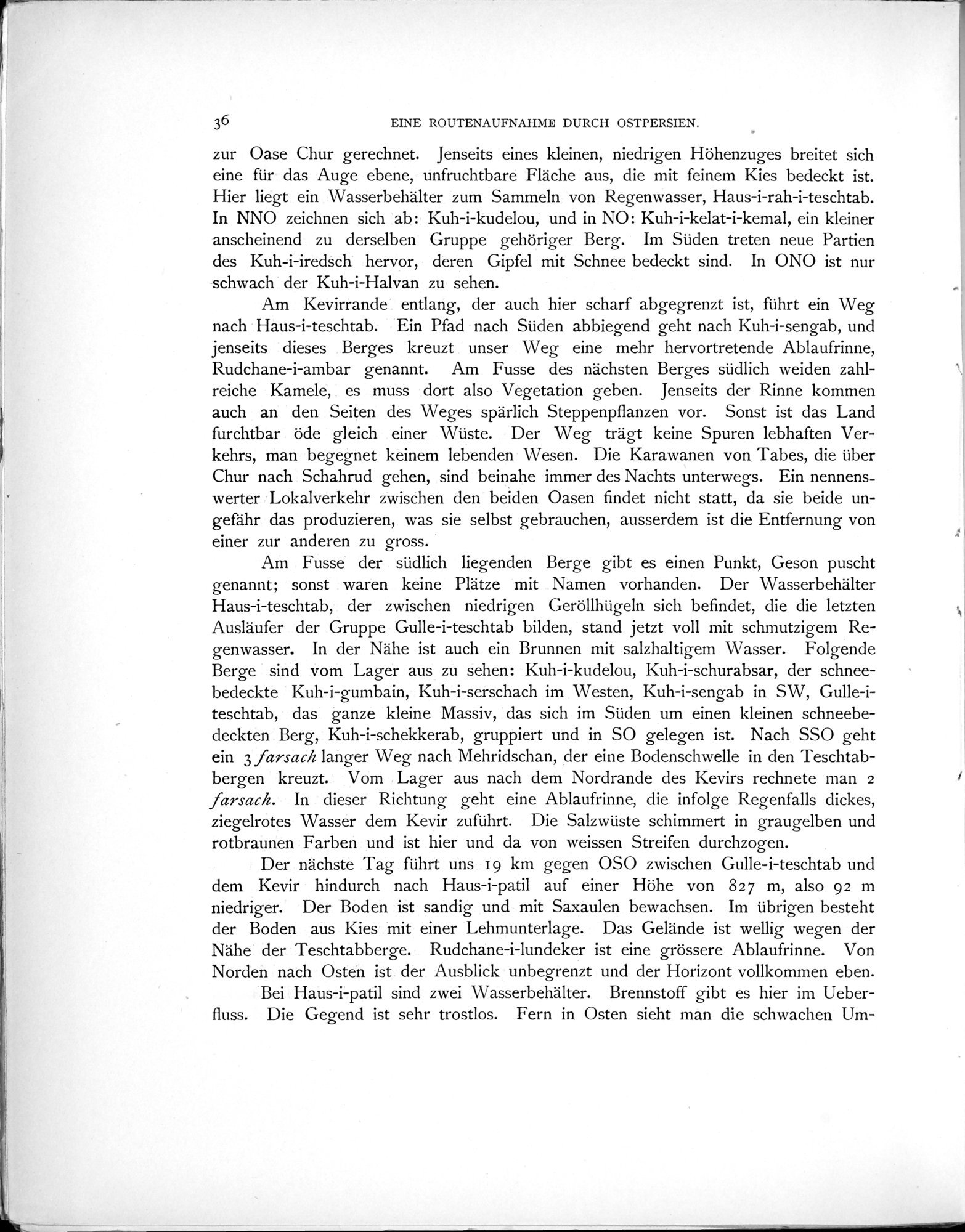 Eine Routenaufnahme durch Ostpersien : vol.1 / Page 100 (Grayscale High Resolution Image)
