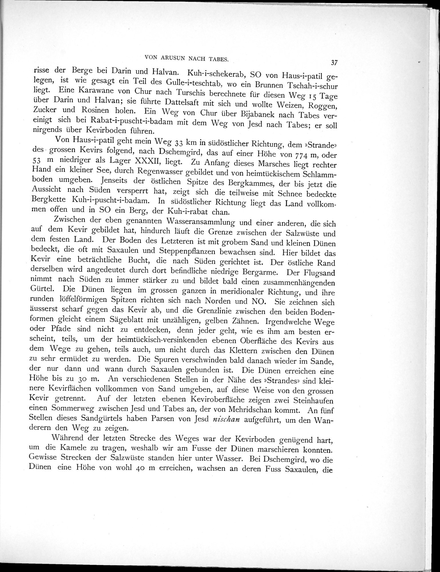Eine Routenaufnahme durch Ostpersien : vol.1 / Page 103 (Grayscale High Resolution Image)