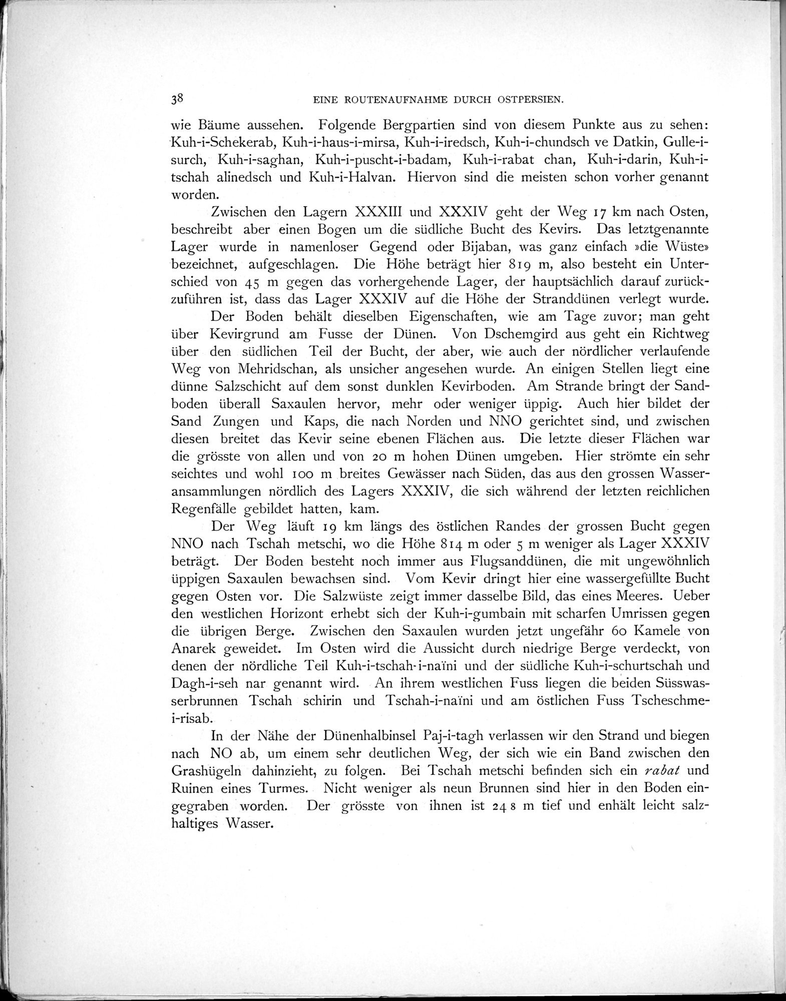 Eine Routenaufnahme durch Ostpersien : vol.1 / Page 104 (Grayscale High Resolution Image)