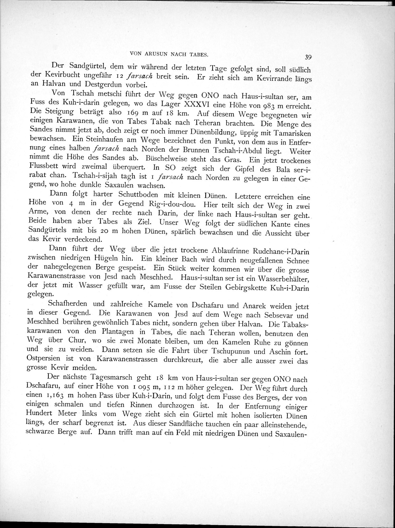 Eine Routenaufnahme durch Ostpersien : vol.1 / Page 111 (Grayscale High Resolution Image)