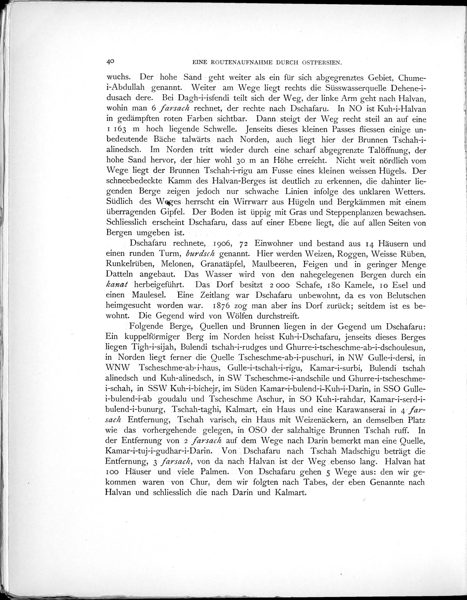 Eine Routenaufnahme durch Ostpersien : vol.1 / 112 ページ（白黒高解像度画像）