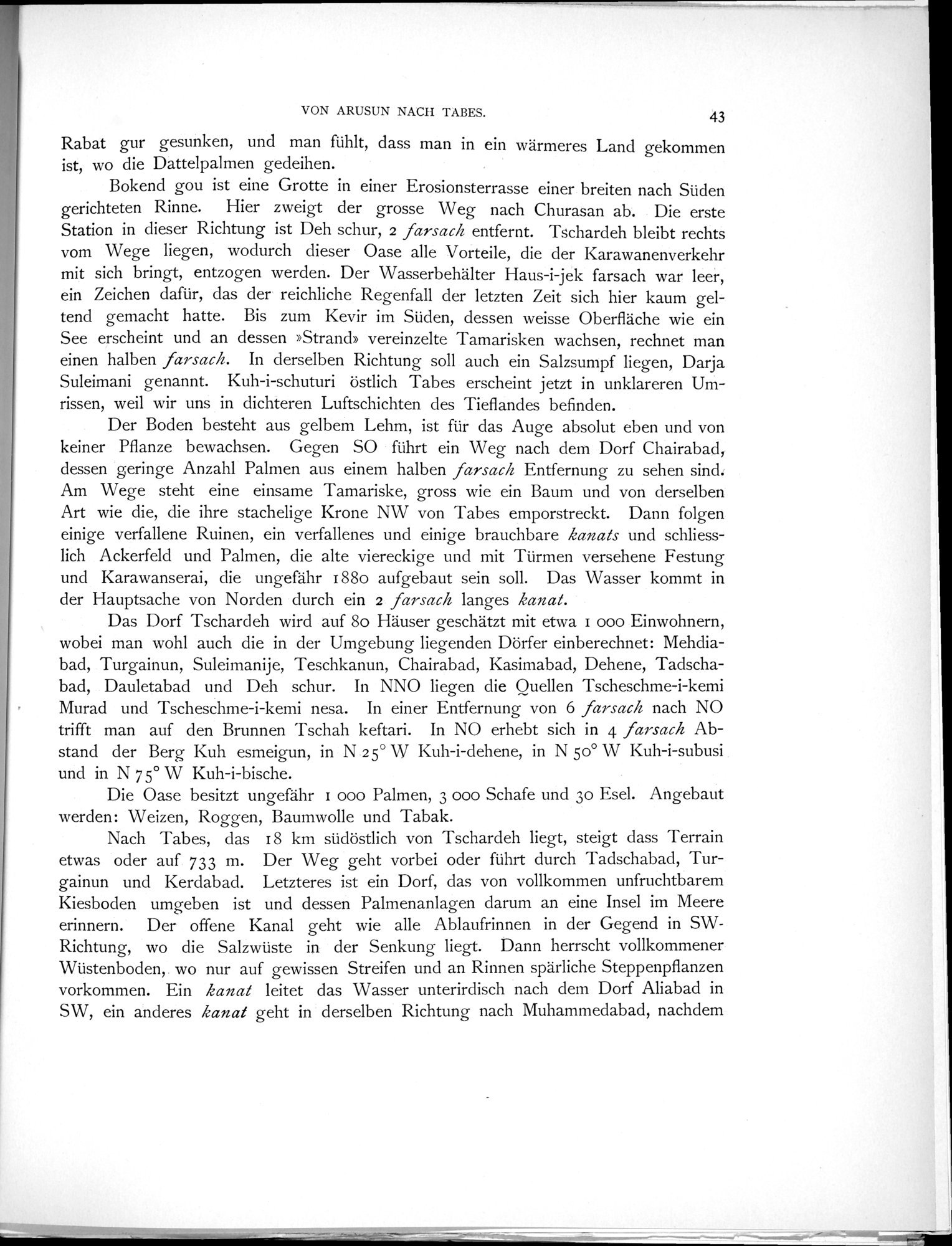 Eine Routenaufnahme durch Ostpersien : vol.1 / Page 129 (Grayscale High Resolution Image)