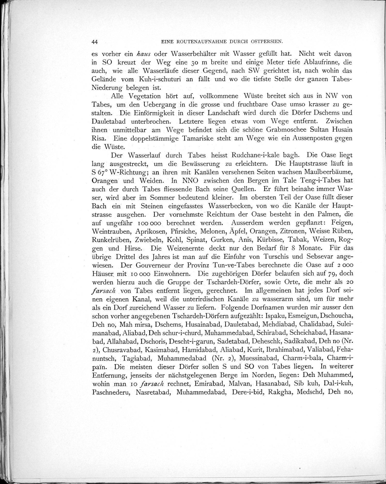 Eine Routenaufnahme durch Ostpersien : vol.1 / Page 130 (Grayscale High Resolution Image)