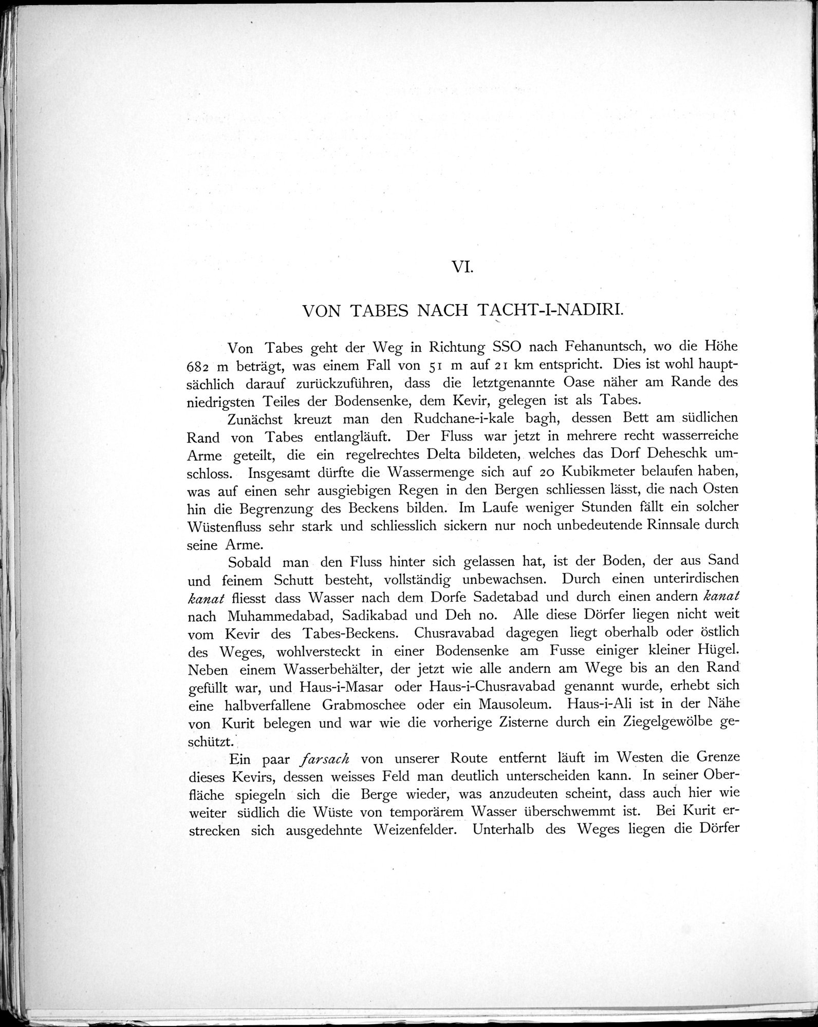 Eine Routenaufnahme durch Ostpersien : vol.1 / Page 142 (Grayscale High Resolution Image)