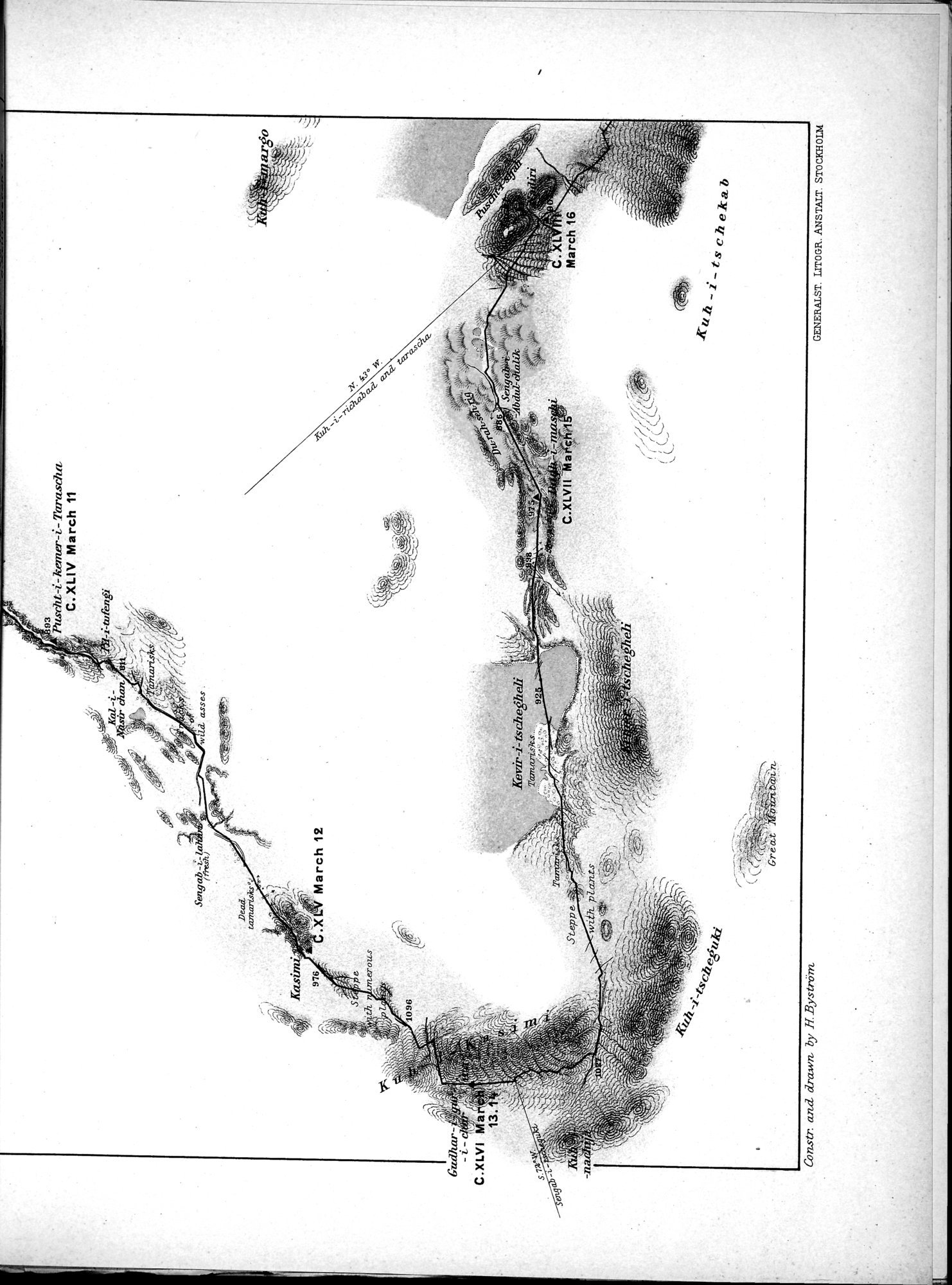 Eine Routenaufnahme durch Ostpersien : vol.1 / Page 145 (Grayscale High Resolution Image)