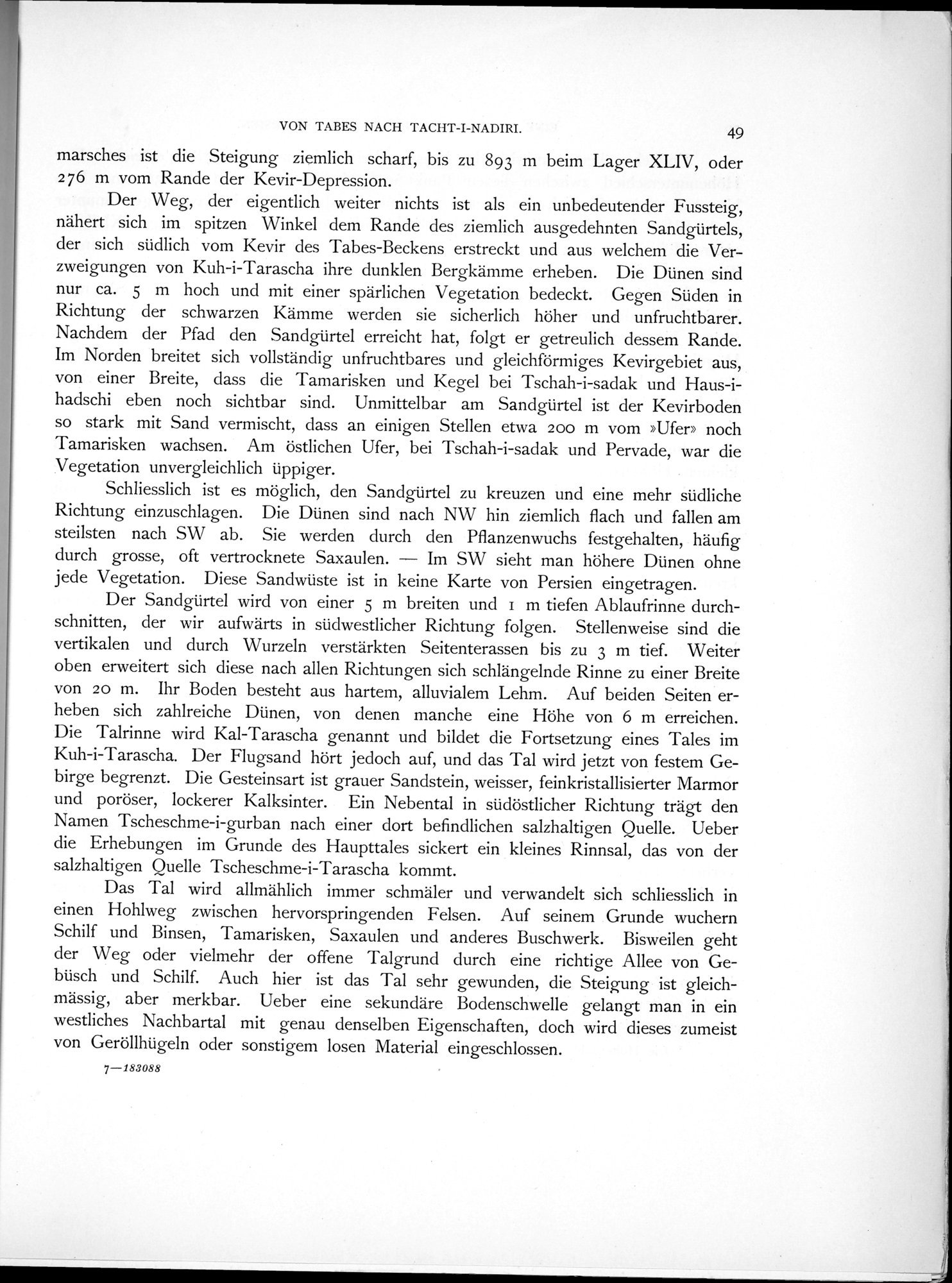 Eine Routenaufnahme durch Ostpersien : vol.1 / Page 161 (Grayscale High Resolution Image)