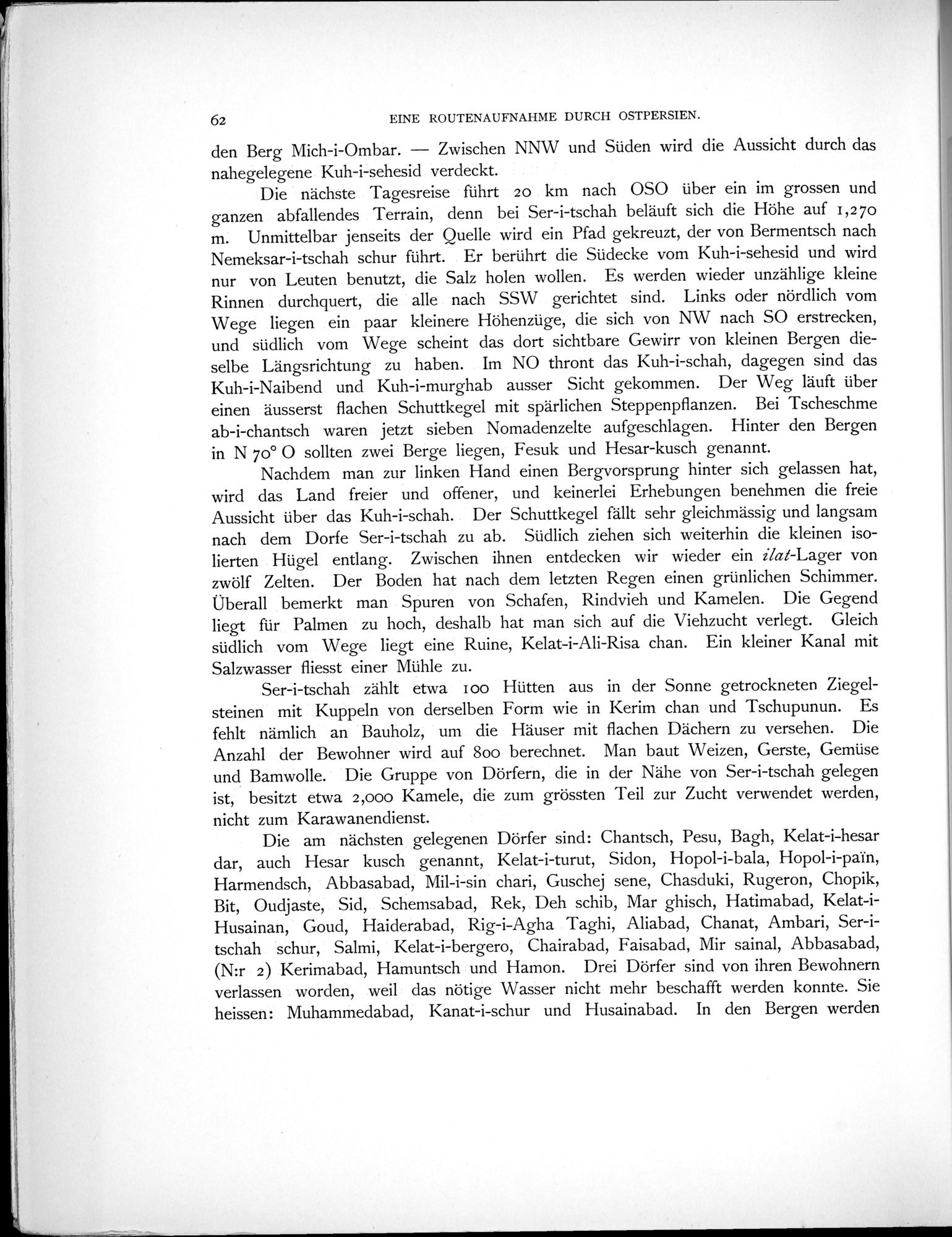Eine Routenaufnahme durch Ostpersien : vol.1 / Page 202 (Grayscale High Resolution Image)
