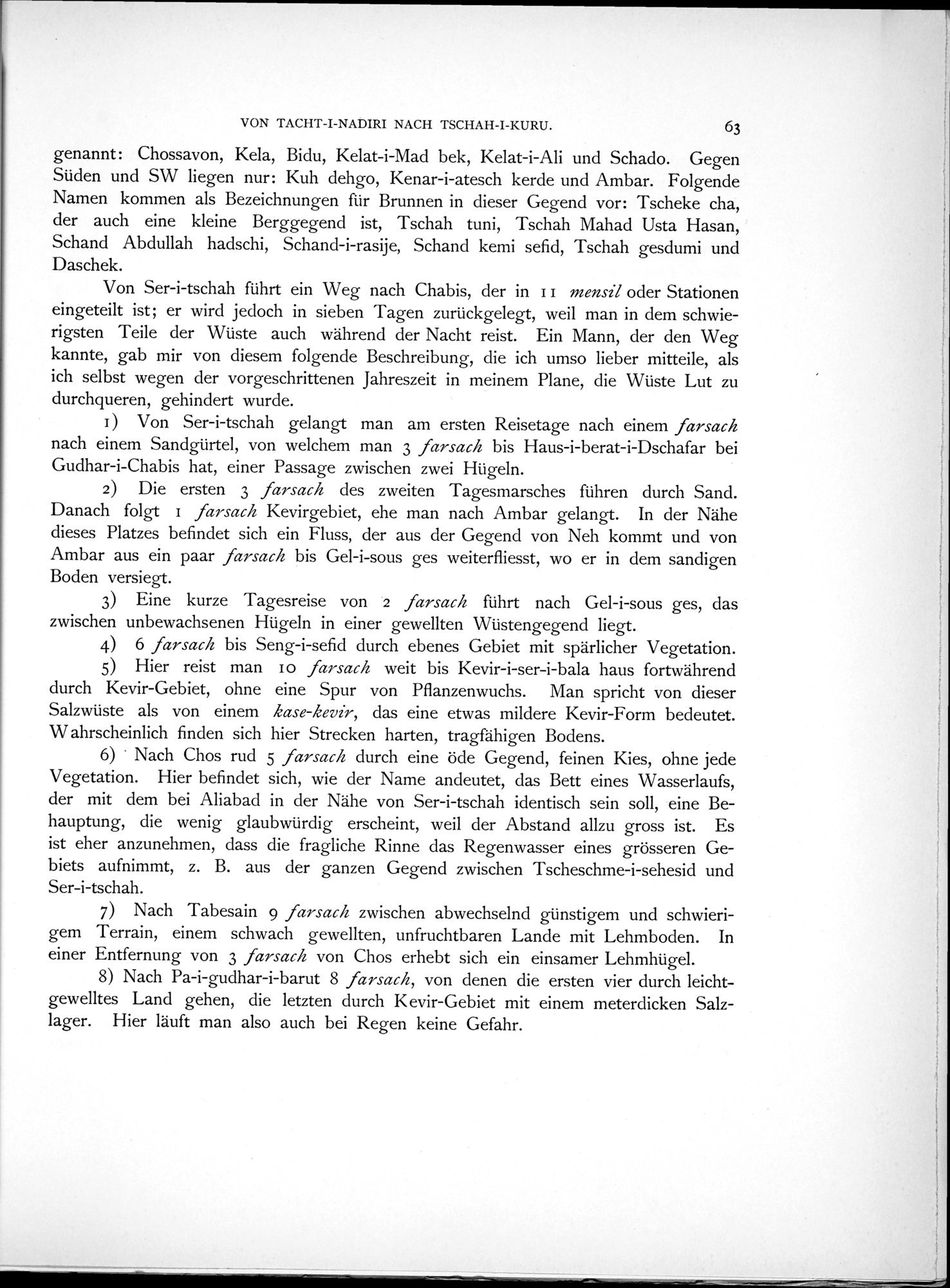 Eine Routenaufnahme durch Ostpersien : vol.1 / Page 207 (Grayscale High Resolution Image)