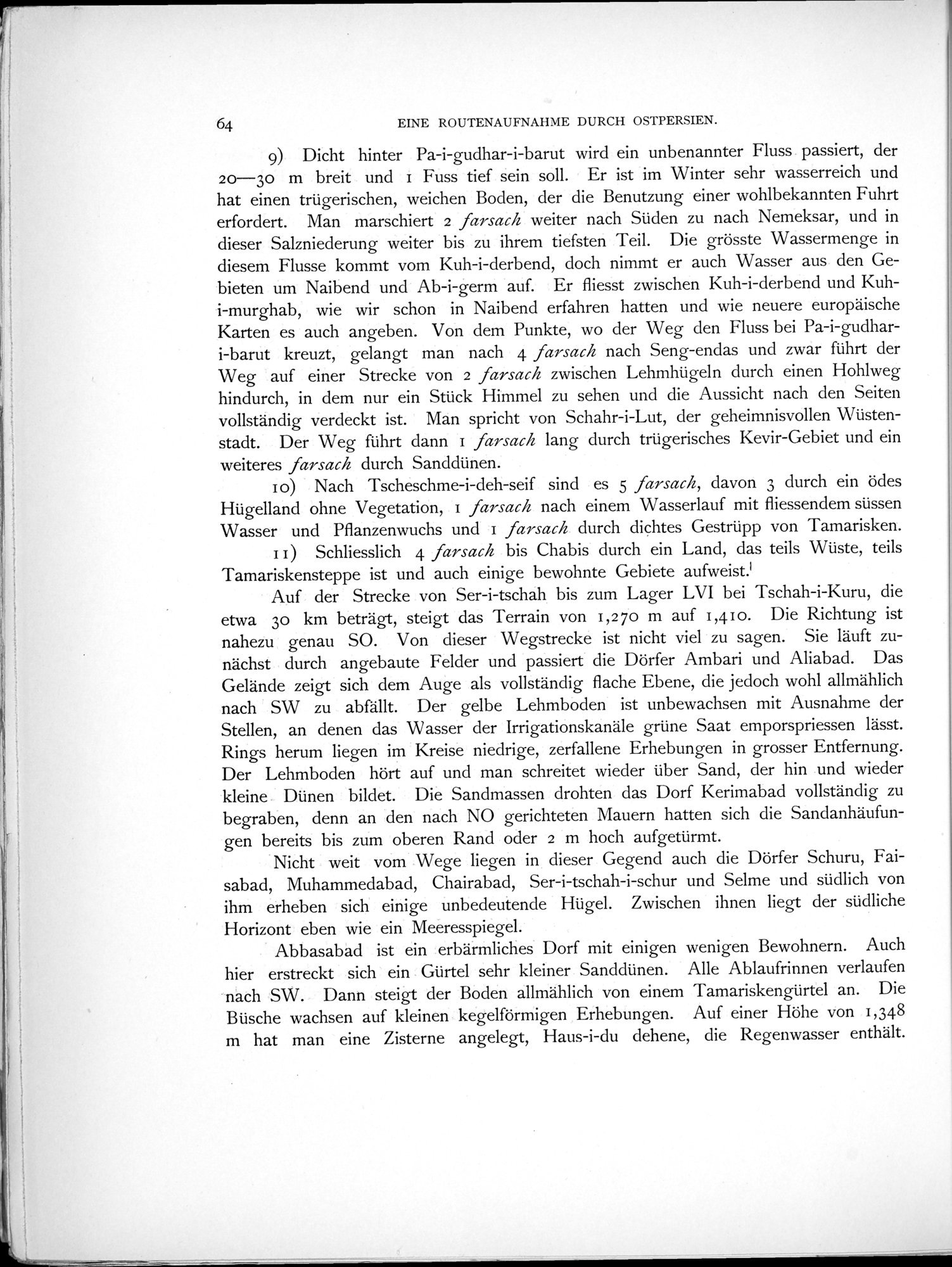 Eine Routenaufnahme durch Ostpersien : vol.1 / Page 208 (Grayscale High Resolution Image)