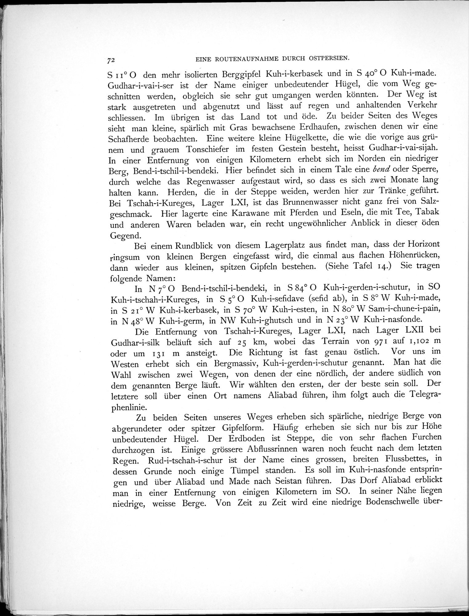 Eine Routenaufnahme durch Ostpersien : vol.1 / Page 232 (Grayscale High Resolution Image)