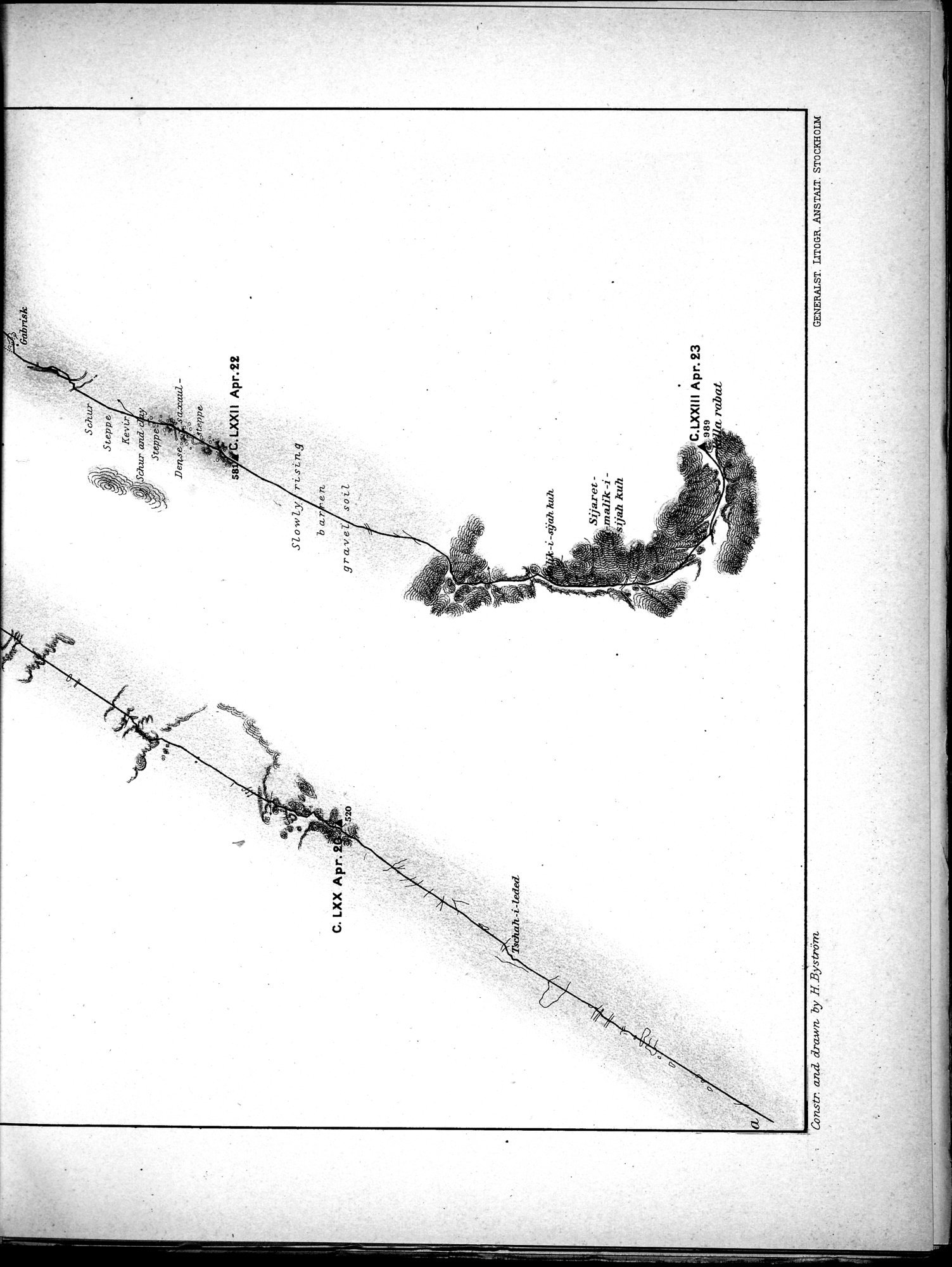 Eine Routenaufnahme durch Ostpersien : vol.1 / Page 247 (Grayscale High Resolution Image)