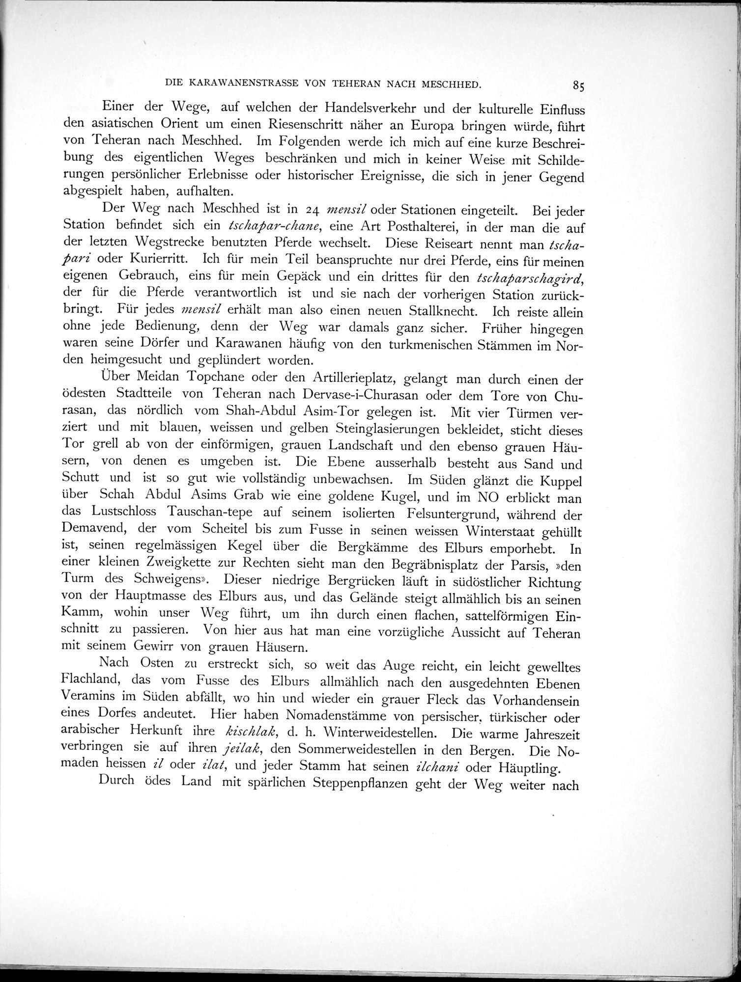 Eine Routenaufnahme durch Ostpersien : vol.1 / Page 265 (Grayscale High Resolution Image)