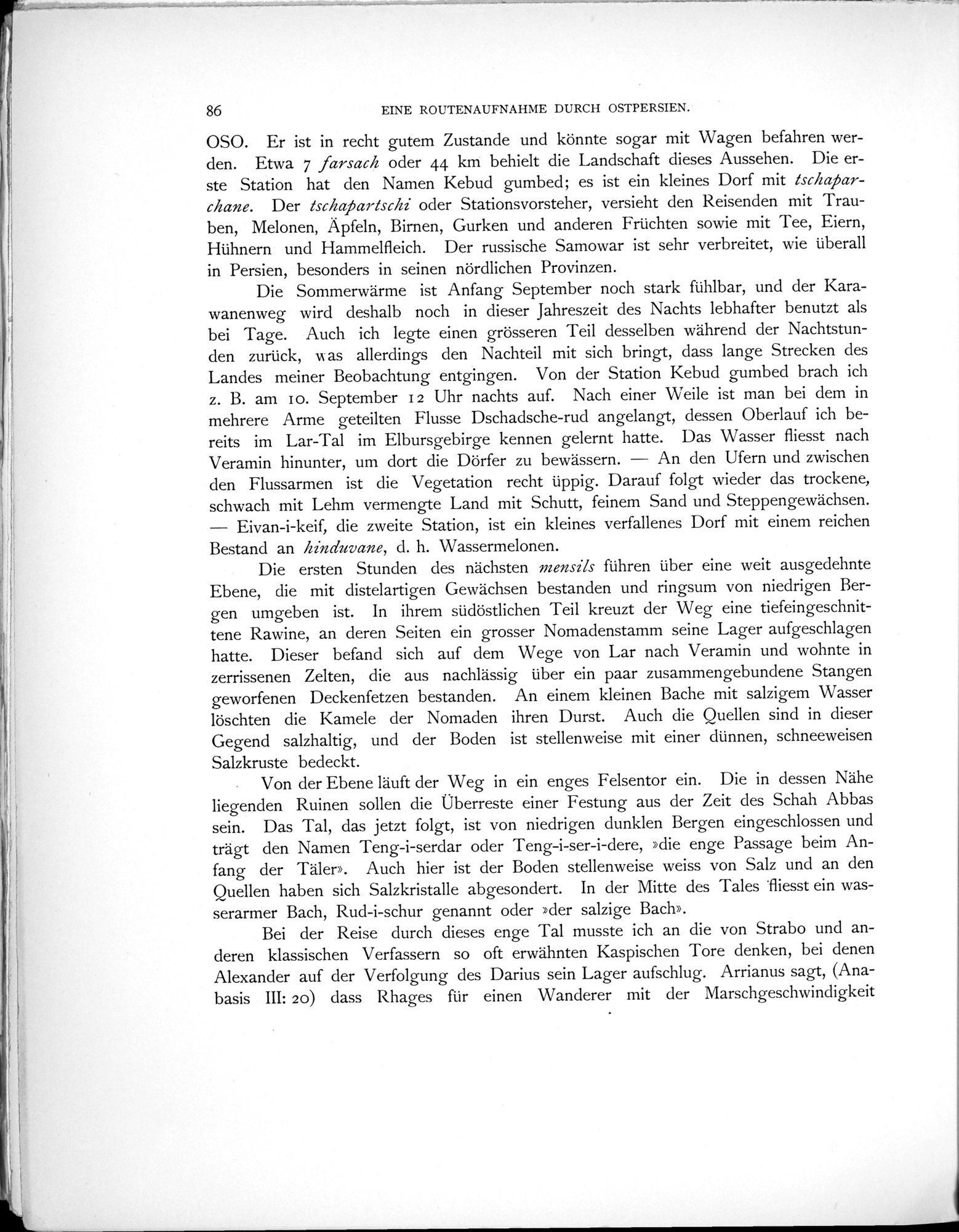 Eine Routenaufnahme durch Ostpersien : vol.1 / Page 266 (Grayscale High Resolution Image)