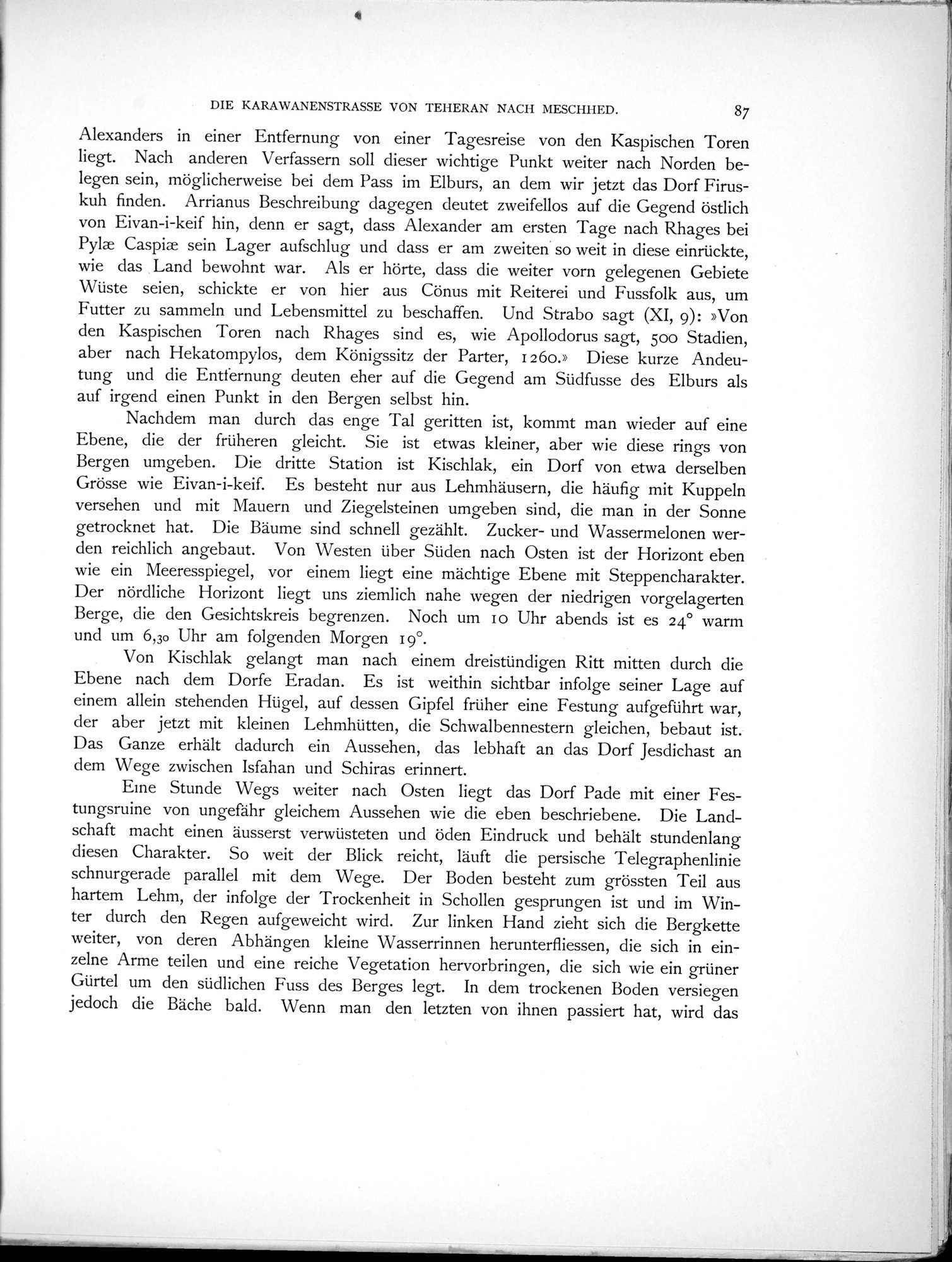 Eine Routenaufnahme durch Ostpersien : vol.1 / Page 267 (Grayscale High Resolution Image)