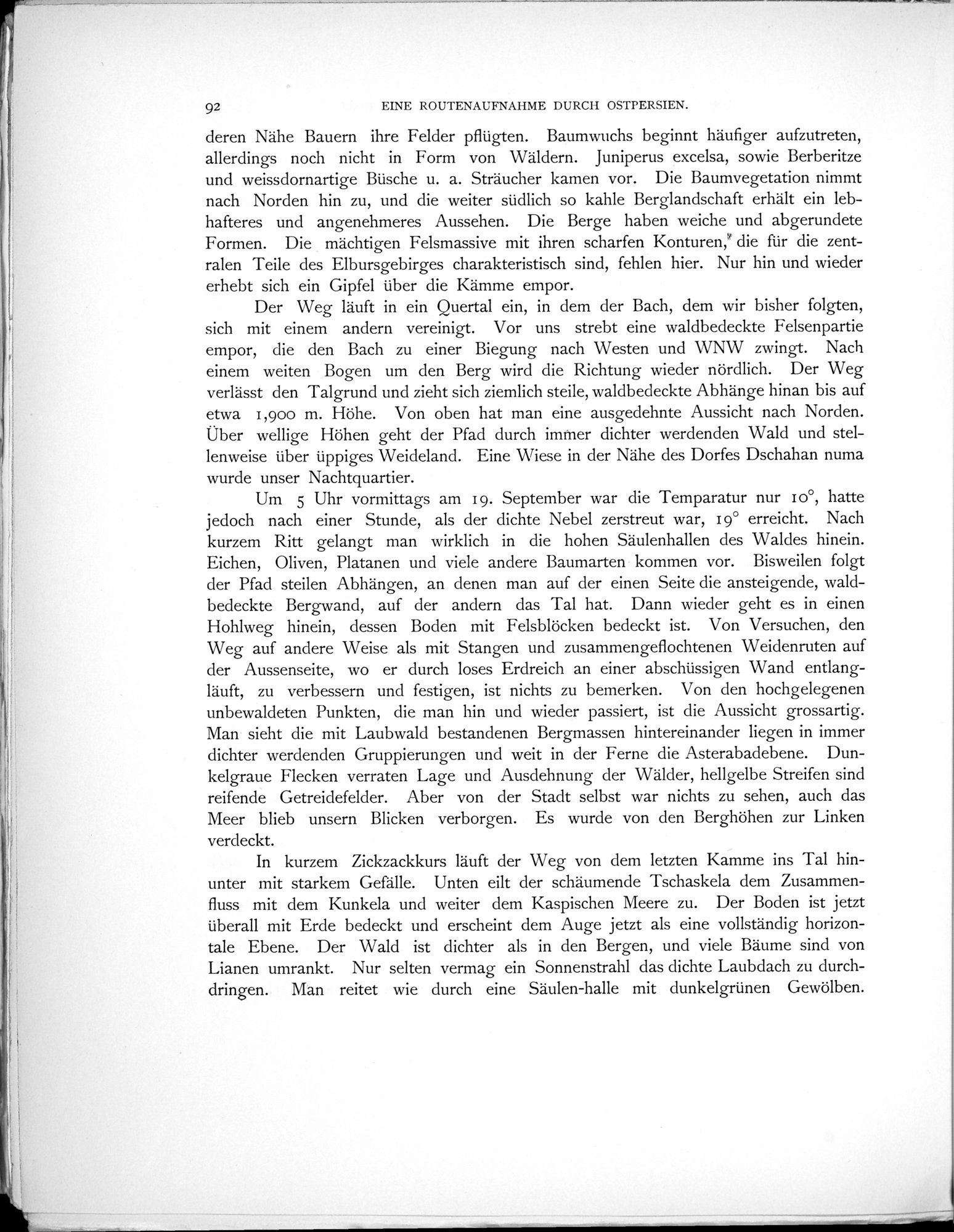 Eine Routenaufnahme durch Ostpersien : vol.1 / 272 ページ（白黒高解像度画像）