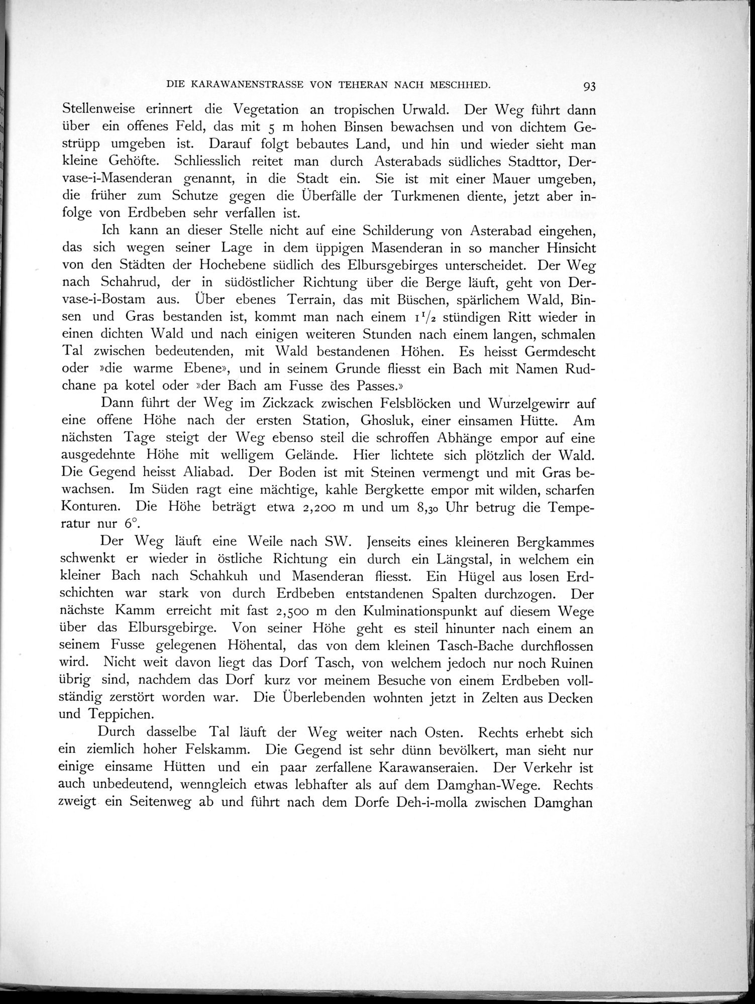 Eine Routenaufnahme durch Ostpersien : vol.1 / Page 273 (Grayscale High Resolution Image)
