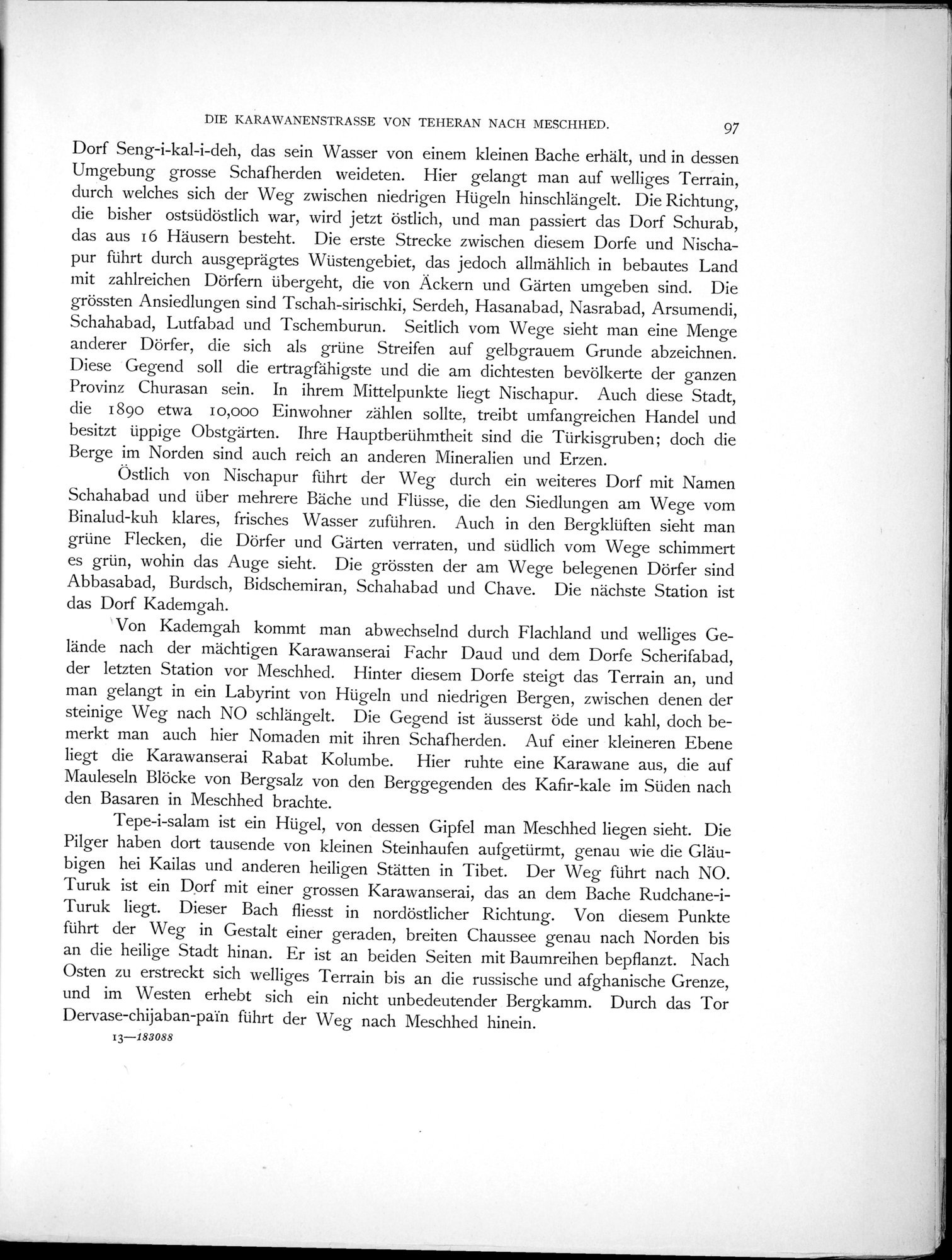 Eine Routenaufnahme durch Ostpersien : vol.1 / Page 279 (Grayscale High Resolution Image)