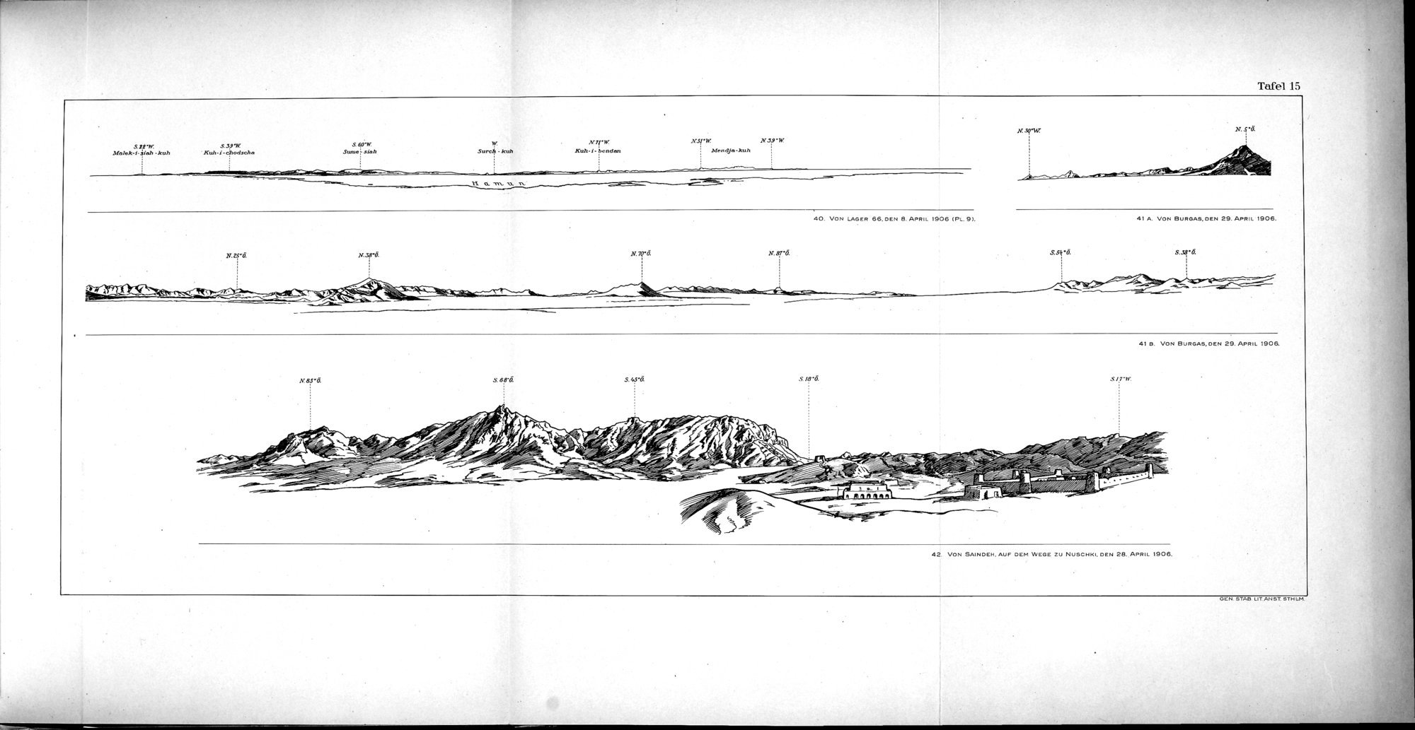 Eine Routenaufnahme durch Ostpersien : vol.1 / Page 285 (Grayscale High Resolution Image)