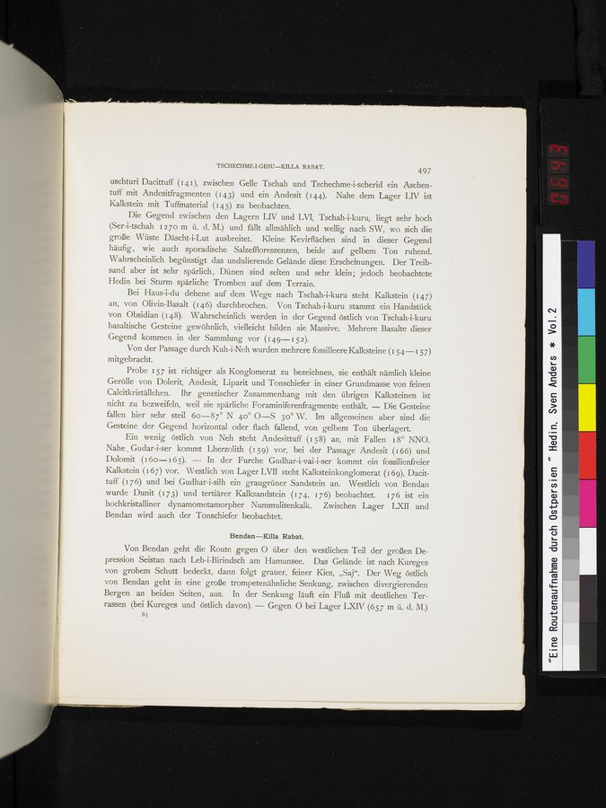 Eine Routenaufnahme durch Ostpersien : vol.2 / Page 643 (Color Image)
