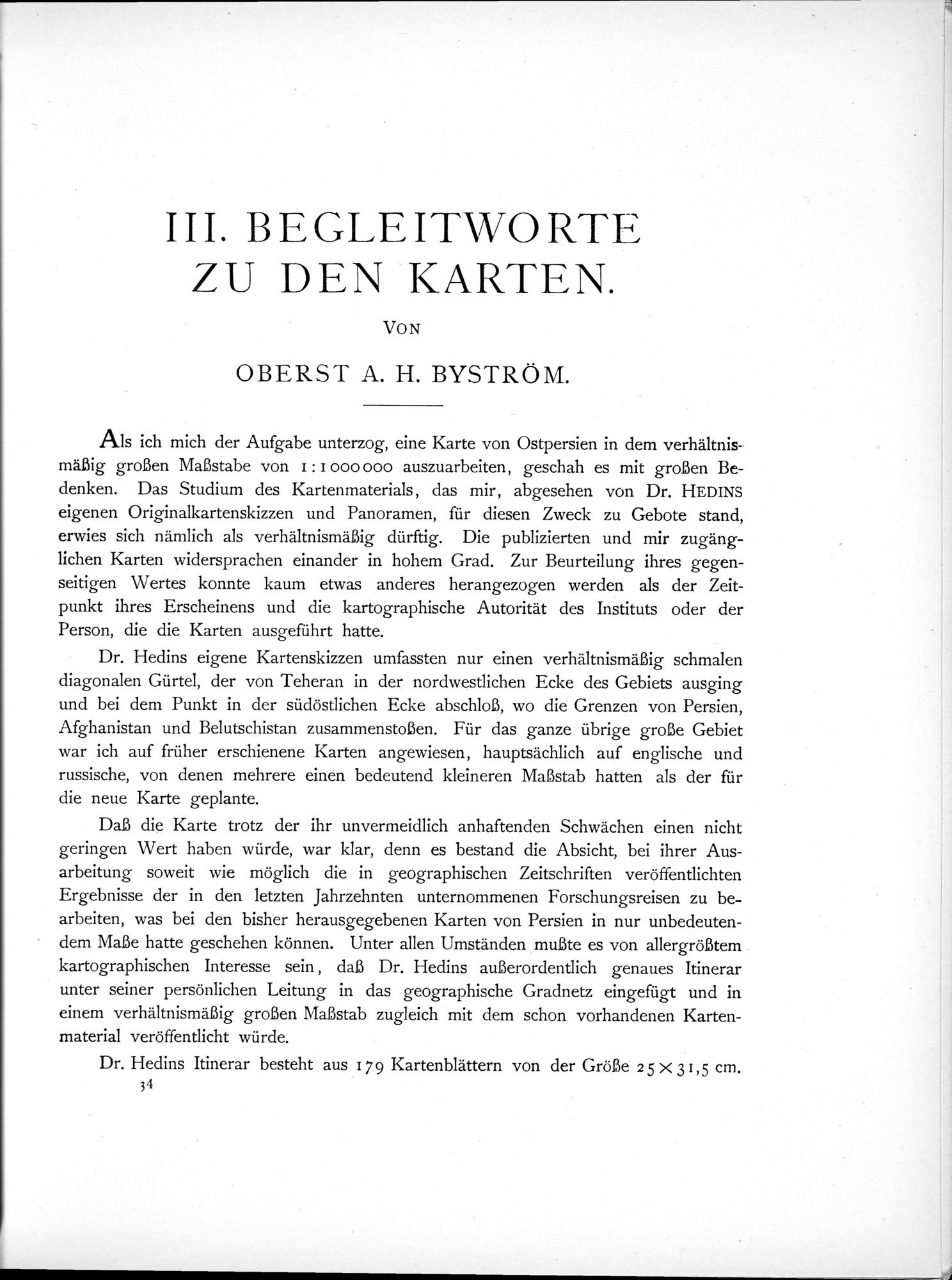 Eine Routenaufnahme durch Ostpersien : vol.2 / 335 ページ（白黒高解像度画像）