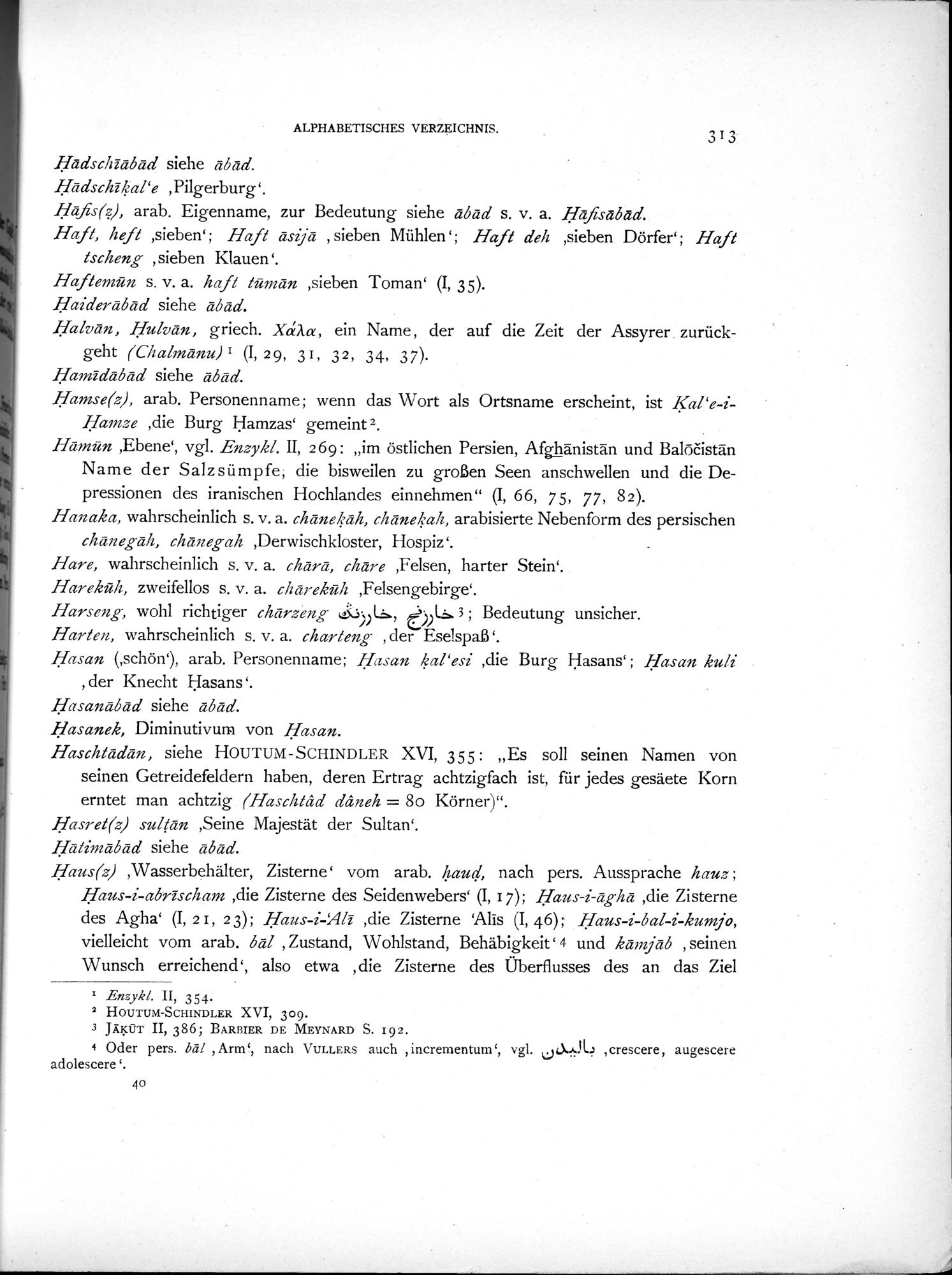 Eine Routenaufnahme durch Ostpersien : vol.2 / 383 ページ（白黒高解像度画像）