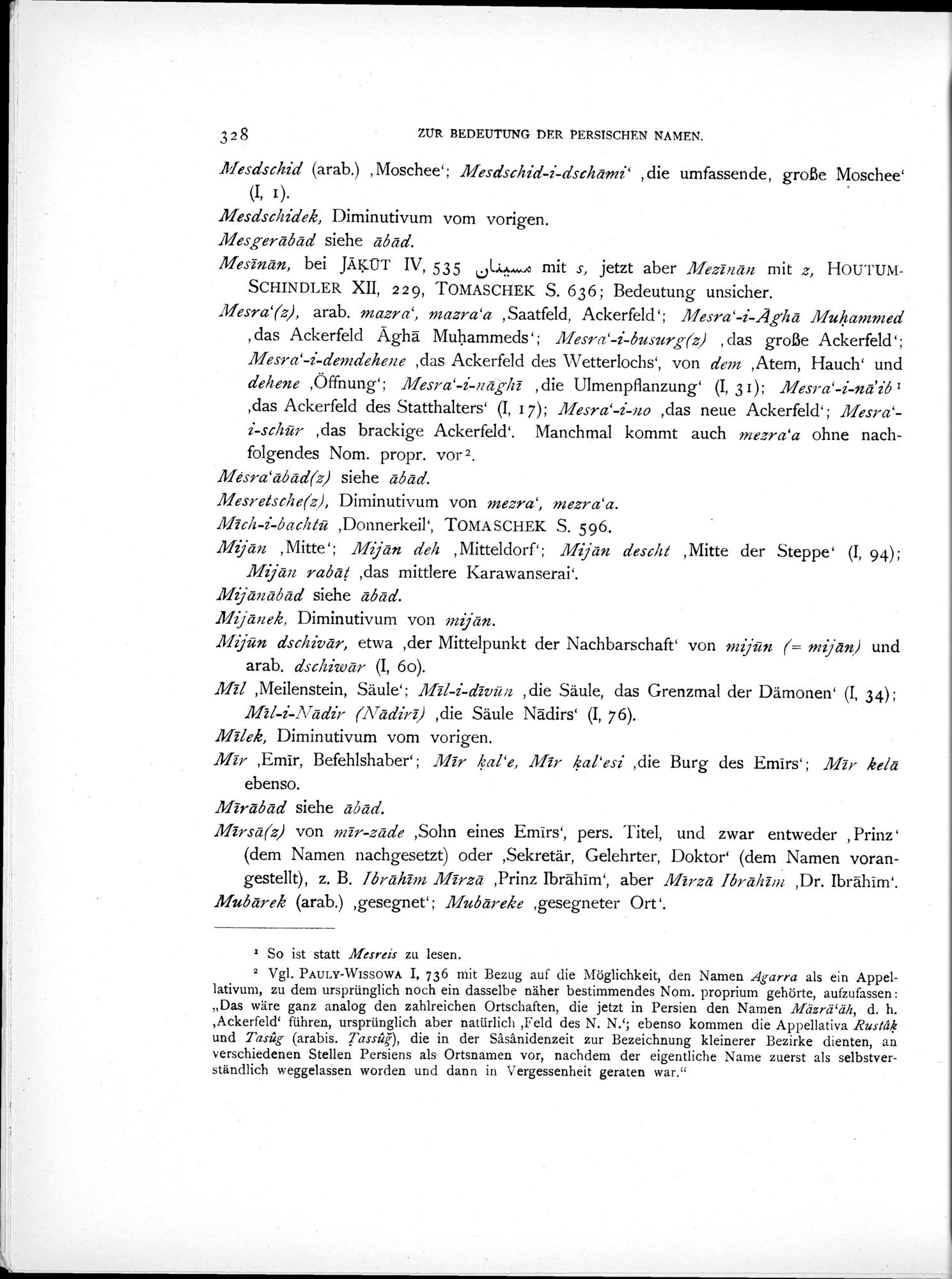 Eine Routenaufnahme durch Ostpersien : vol.2 / 398 ページ（白黒高解像度画像）