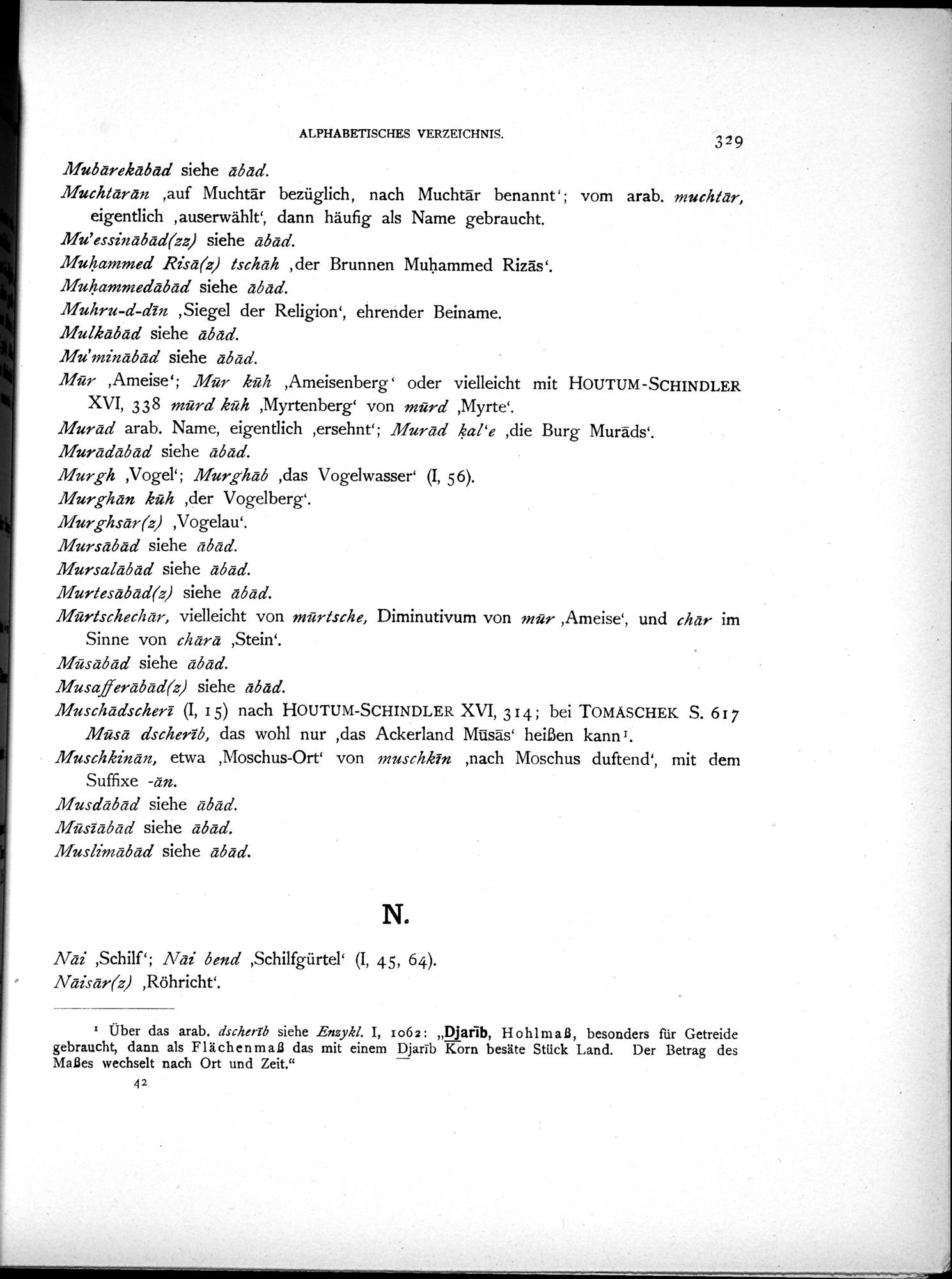 Eine Routenaufnahme durch Ostpersien : vol.2 / 399 ページ（白黒高解像度画像）