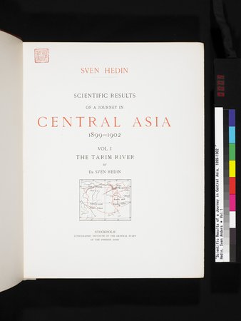Scientific Results of a Journey in Central Asia, 1899-1902 : vol.1 : Page 9