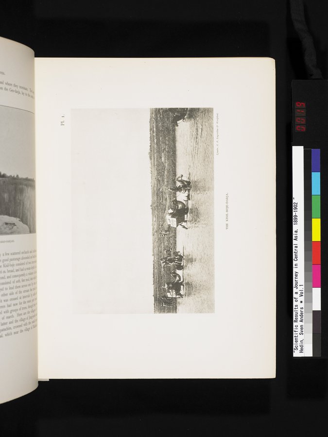Scientific Results of a Journey in Central Asia, 1899-1902 : vol.1 / 19 ページ（カラー画像）