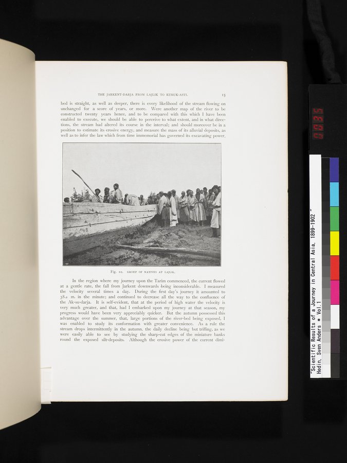 Scientific Results of a Journey in Central Asia, 1899-1902 : vol.1 / 35 ページ（カラー画像）