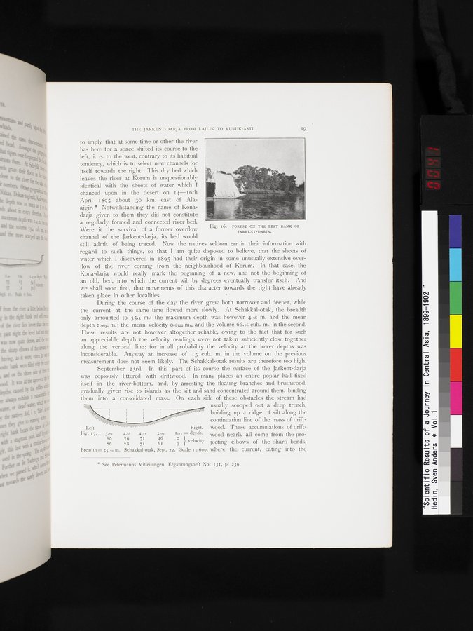 Scientific Results of a Journey in Central Asia, 1899-1902 : vol.1 / 41 ページ（カラー画像）