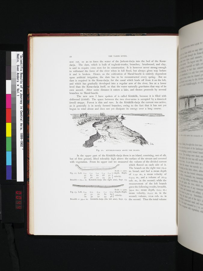 Scientific Results of a Journey in Central Asia, 1899-1902 : vol.1 / 44 ページ（カラー画像）