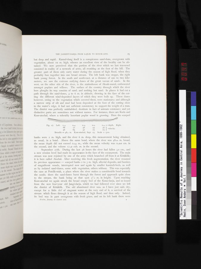 Scientific Results of a Journey in Central Asia, 1899-1902 : vol.1 / 47 ページ（カラー画像）