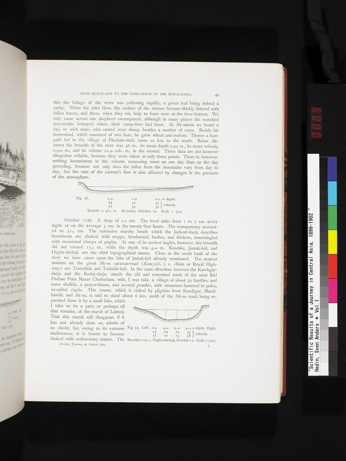 Scientific Results of a Journey in Central Asia, 1899-1902 : vol.1 / 89 ページ（カラー画像）