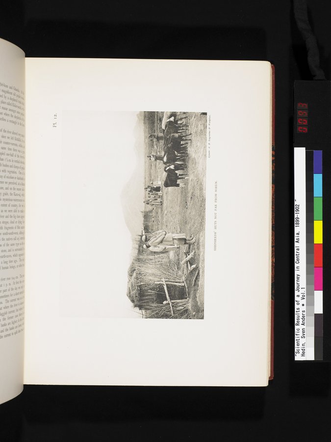 Scientific Results of a Journey in Central Asia, 1899-1902 : vol.1 / 93 ページ（カラー画像）