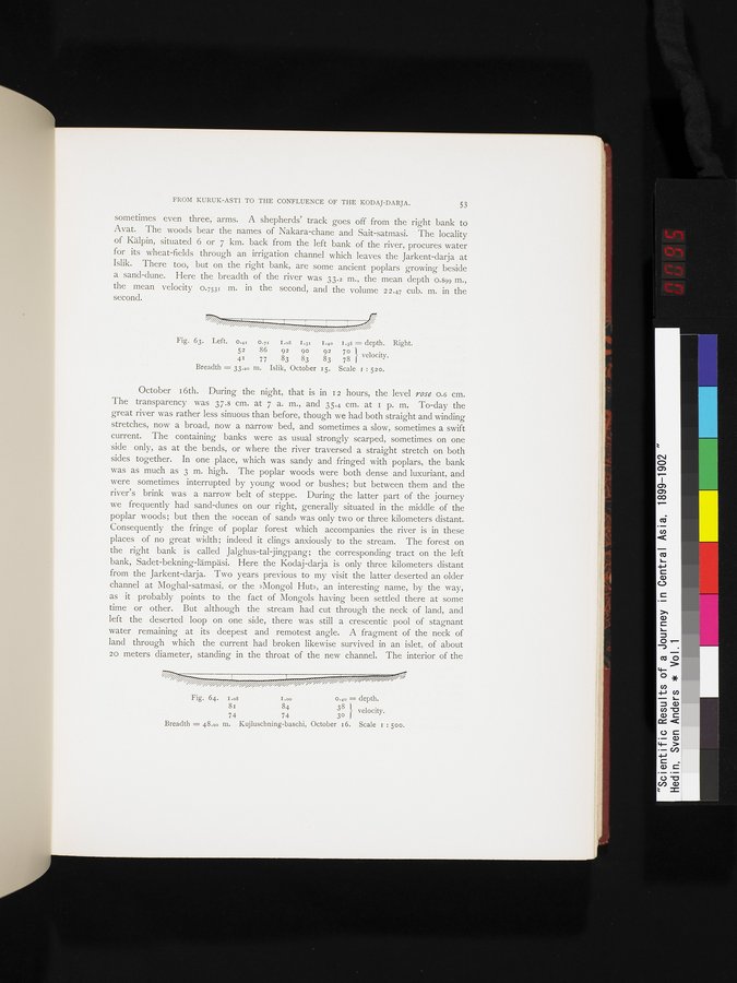 Scientific Results of a Journey in Central Asia, 1899-1902 : vol.1 / Page 95 (Color Image)