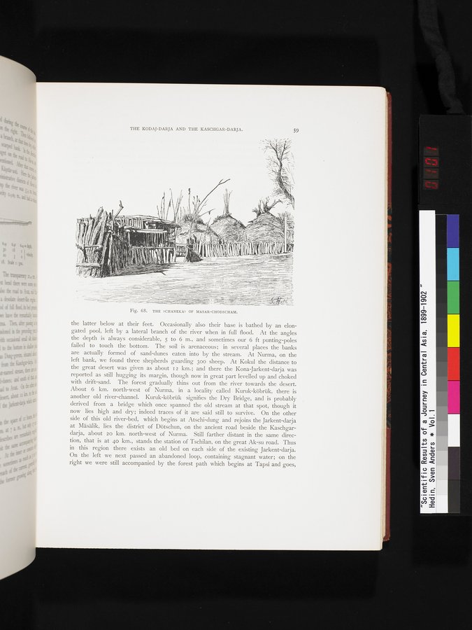 Scientific Results of a Journey in Central Asia, 1899-1902 : vol.1 / 101 ページ（カラー画像）